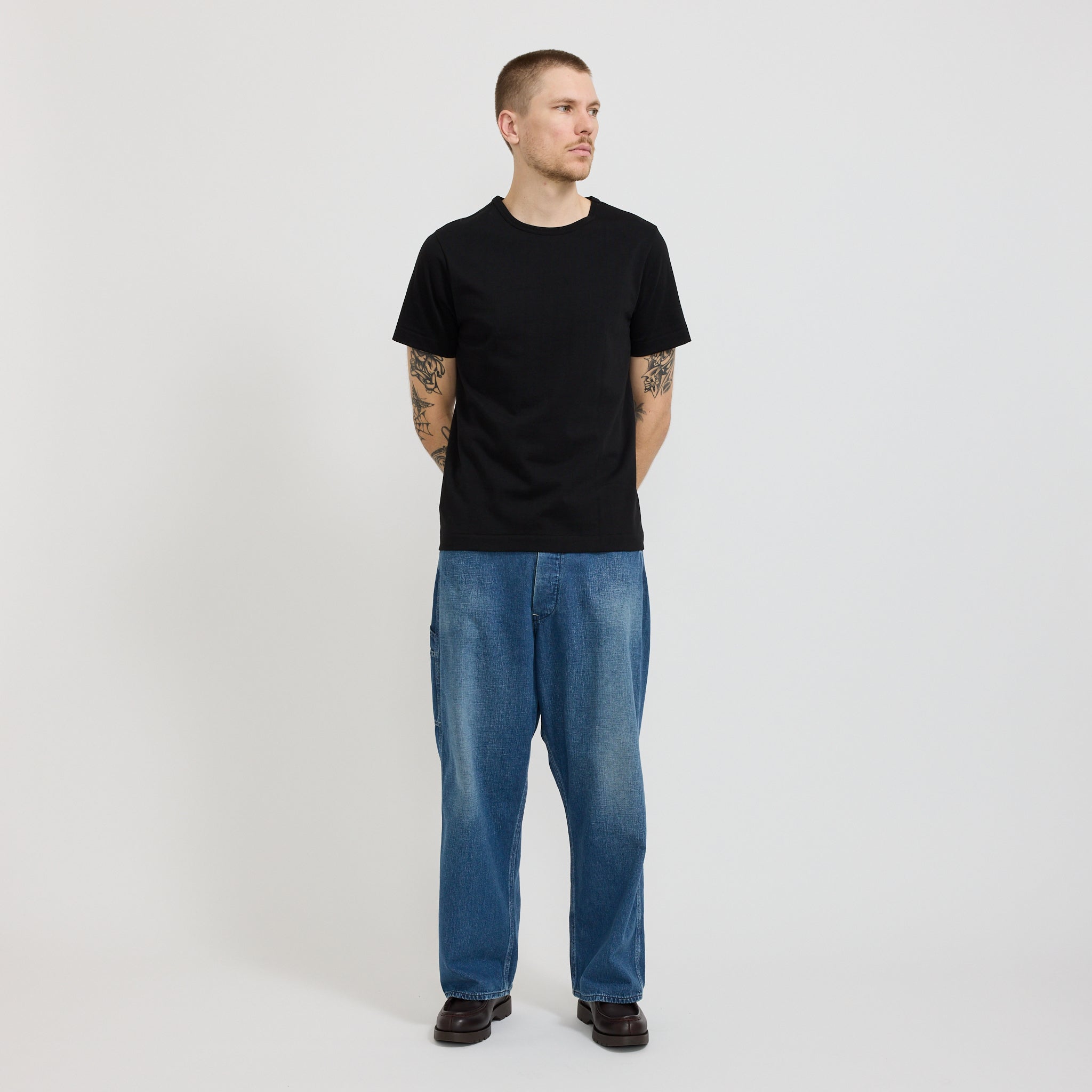215 Loopwheeled Classic Fit T-Shirt White