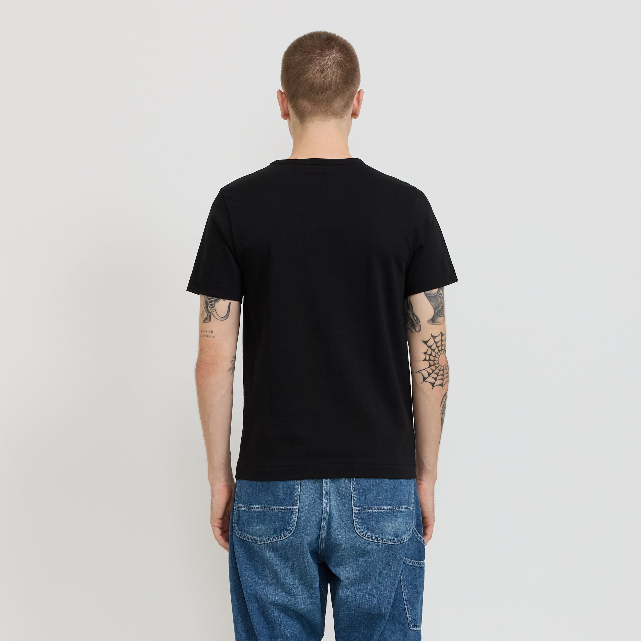 215 Loopwheeled Classic Fit T-Shirt Deep Black
