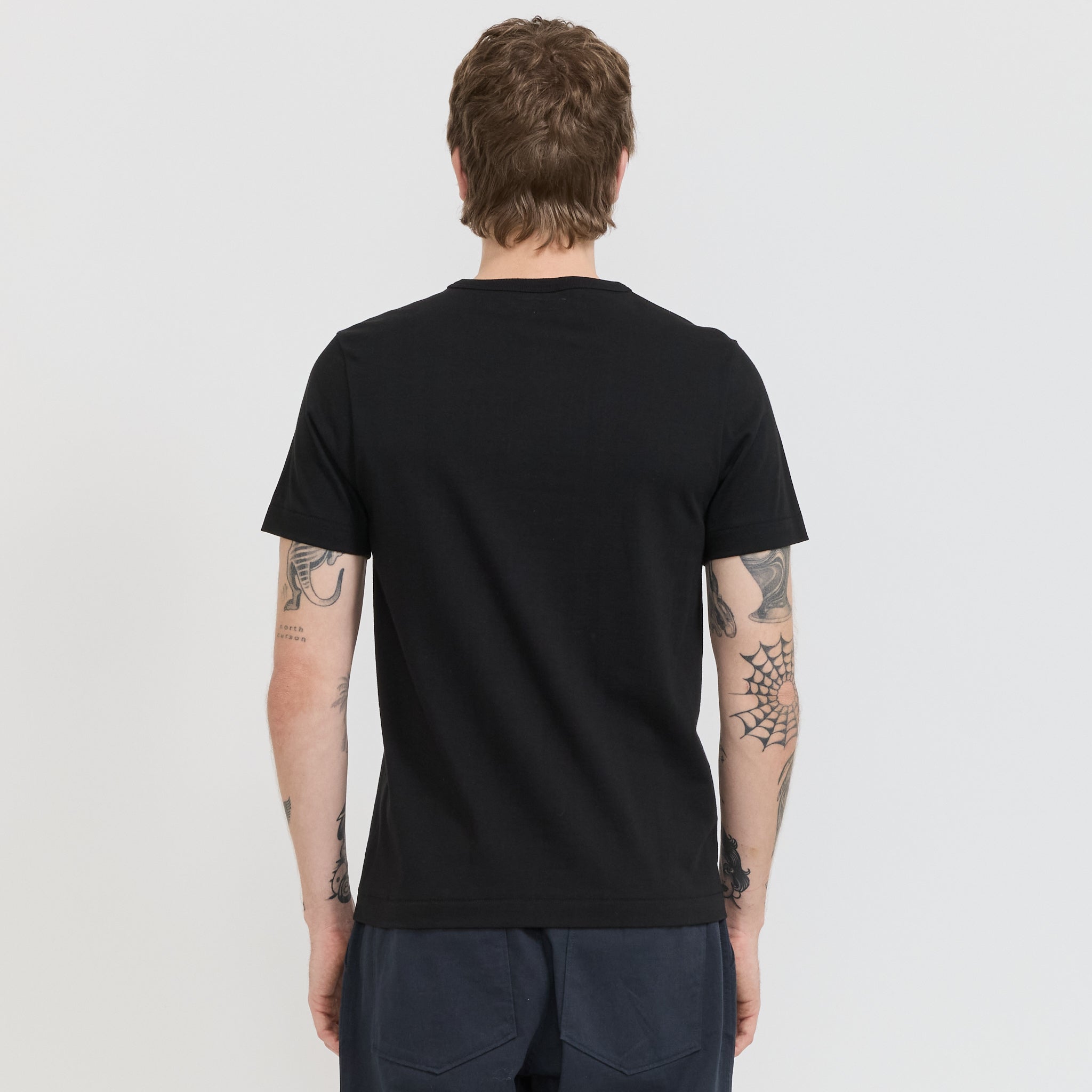 215 Loopwheeled Classic Fit T-Shirt Deep Black