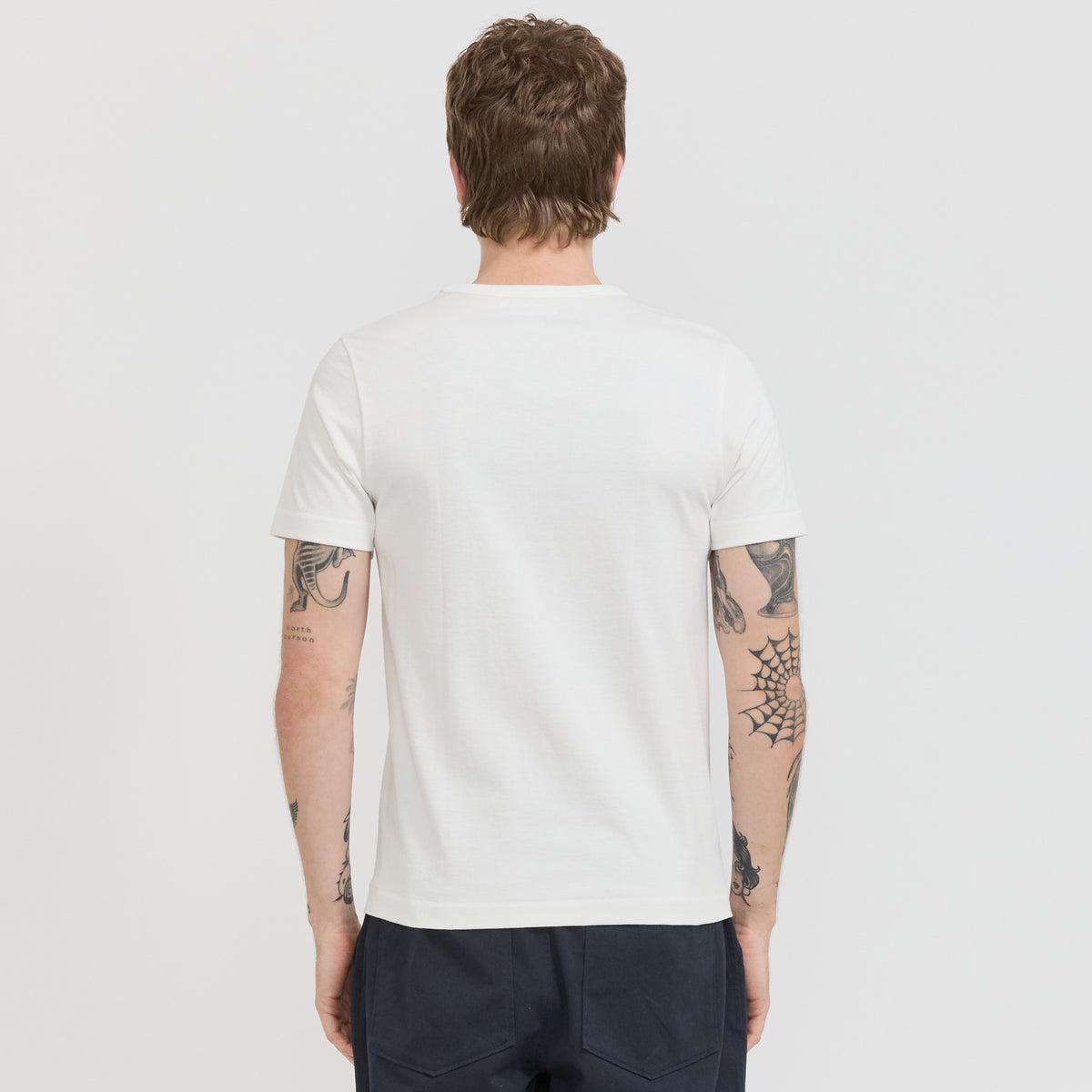 215 Loopwheeled Classic Fit T-Shirt White
