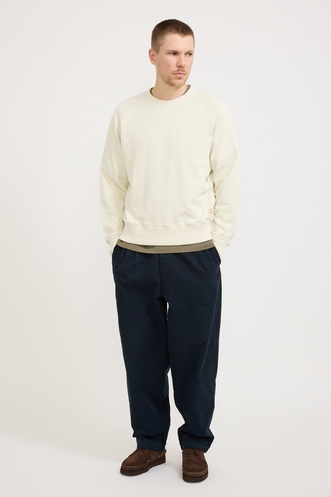 GOOD BASICS | Relaxed Fit Sweatshirt Cashew