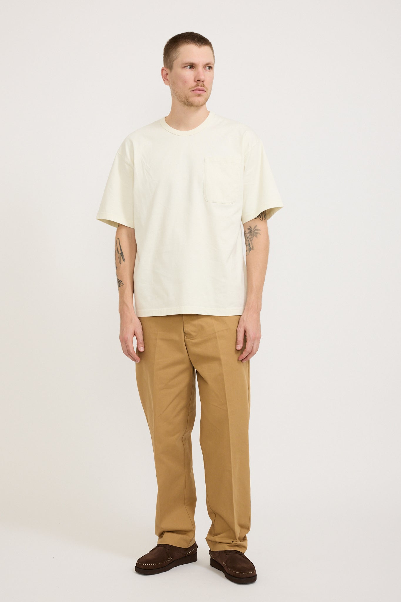 GOOD BASICS | Relaxed Fit Chino Khaki