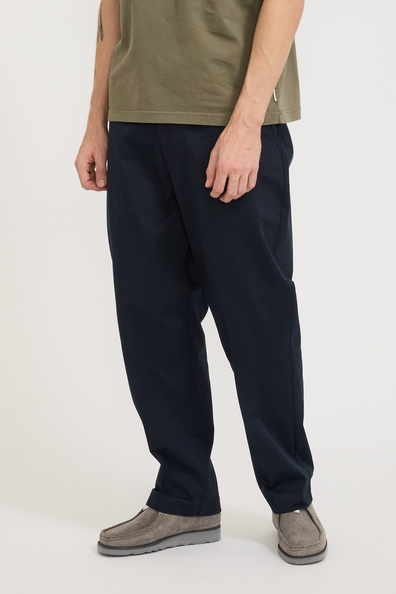 GOOD BASICS | Relaxed Fit Chino Deep Navy