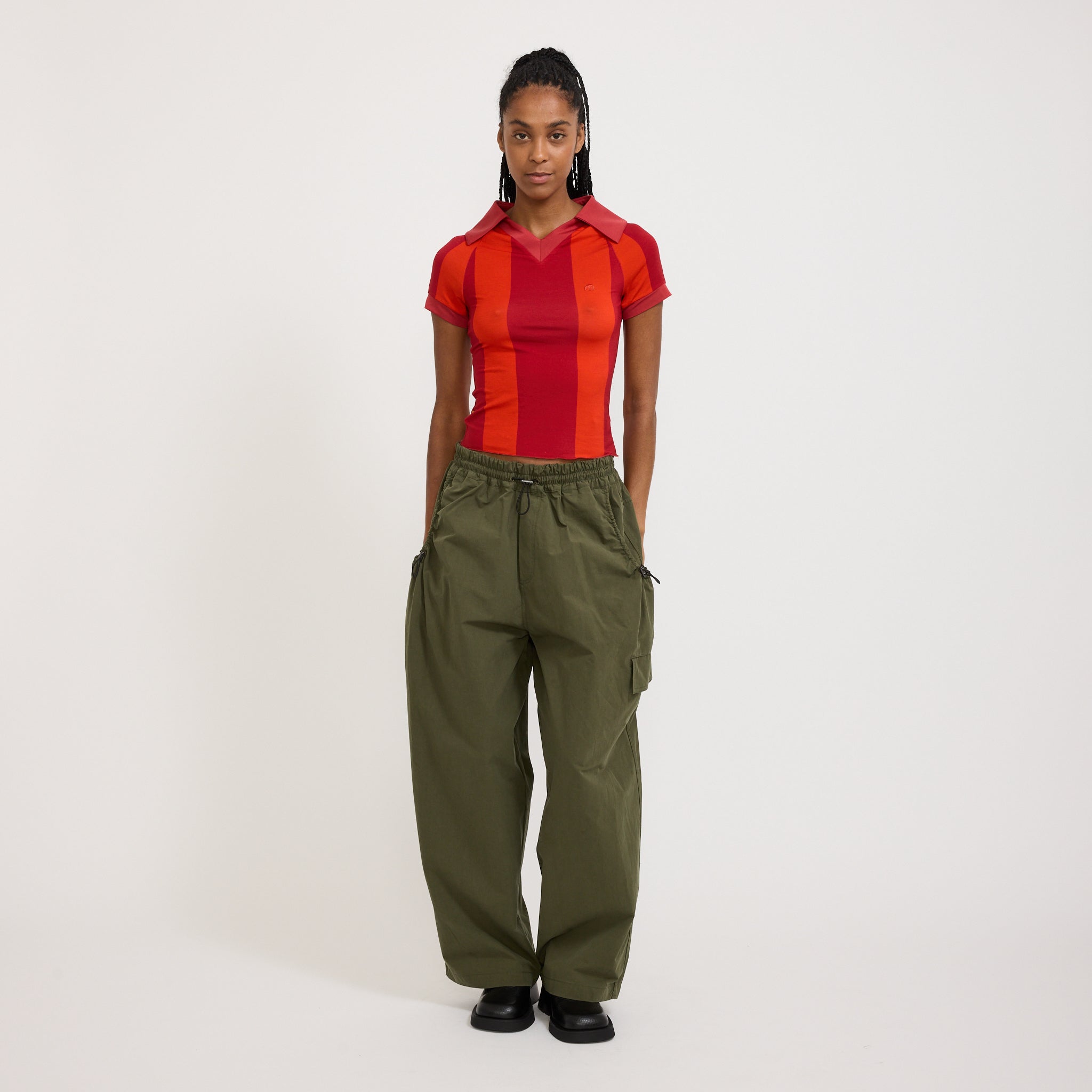 Mel Top Red Stripe