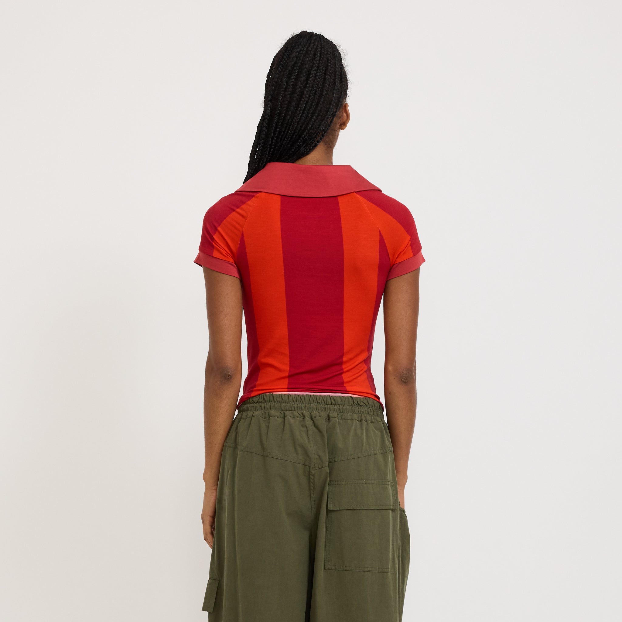 Mel Top Red Stripe