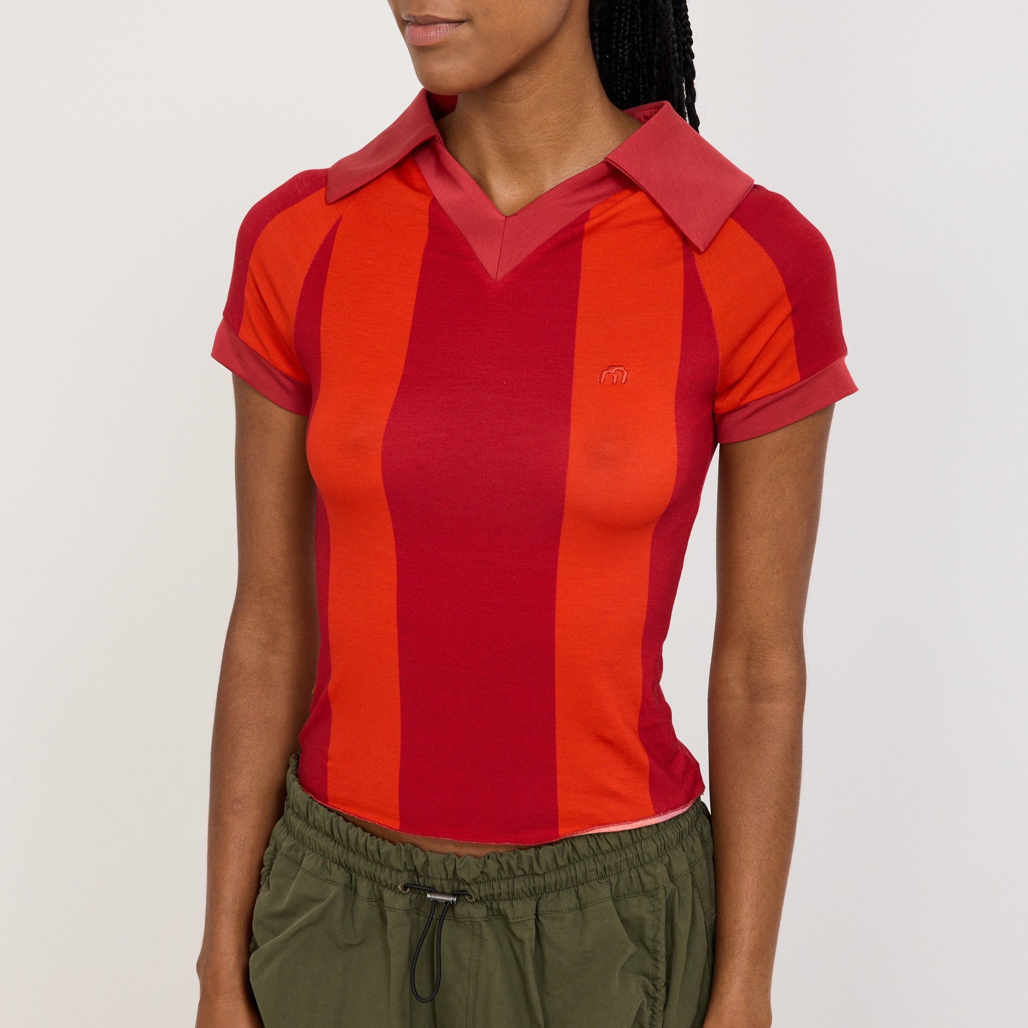 Mel Top Red Stripe