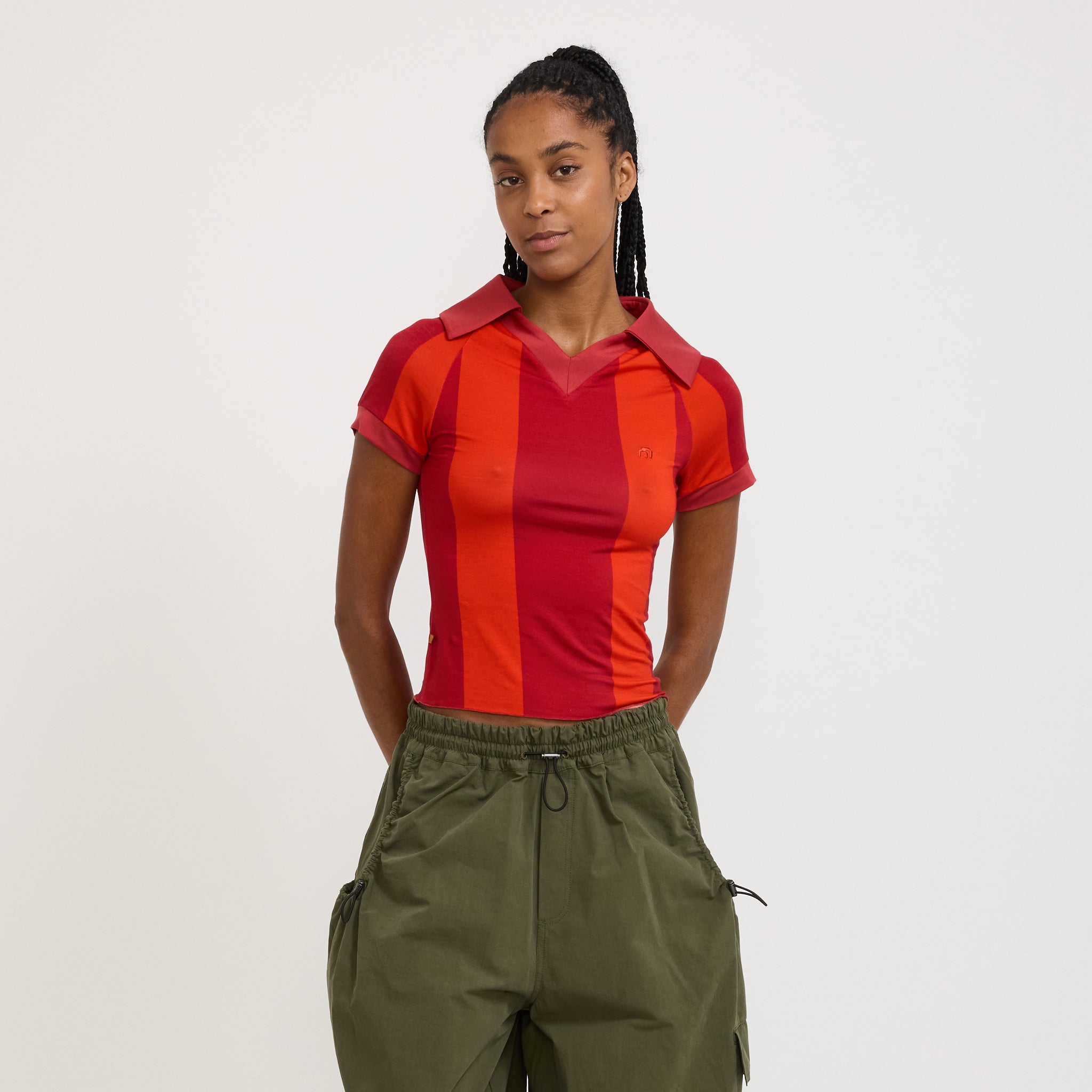 Mel Top Red Stripe