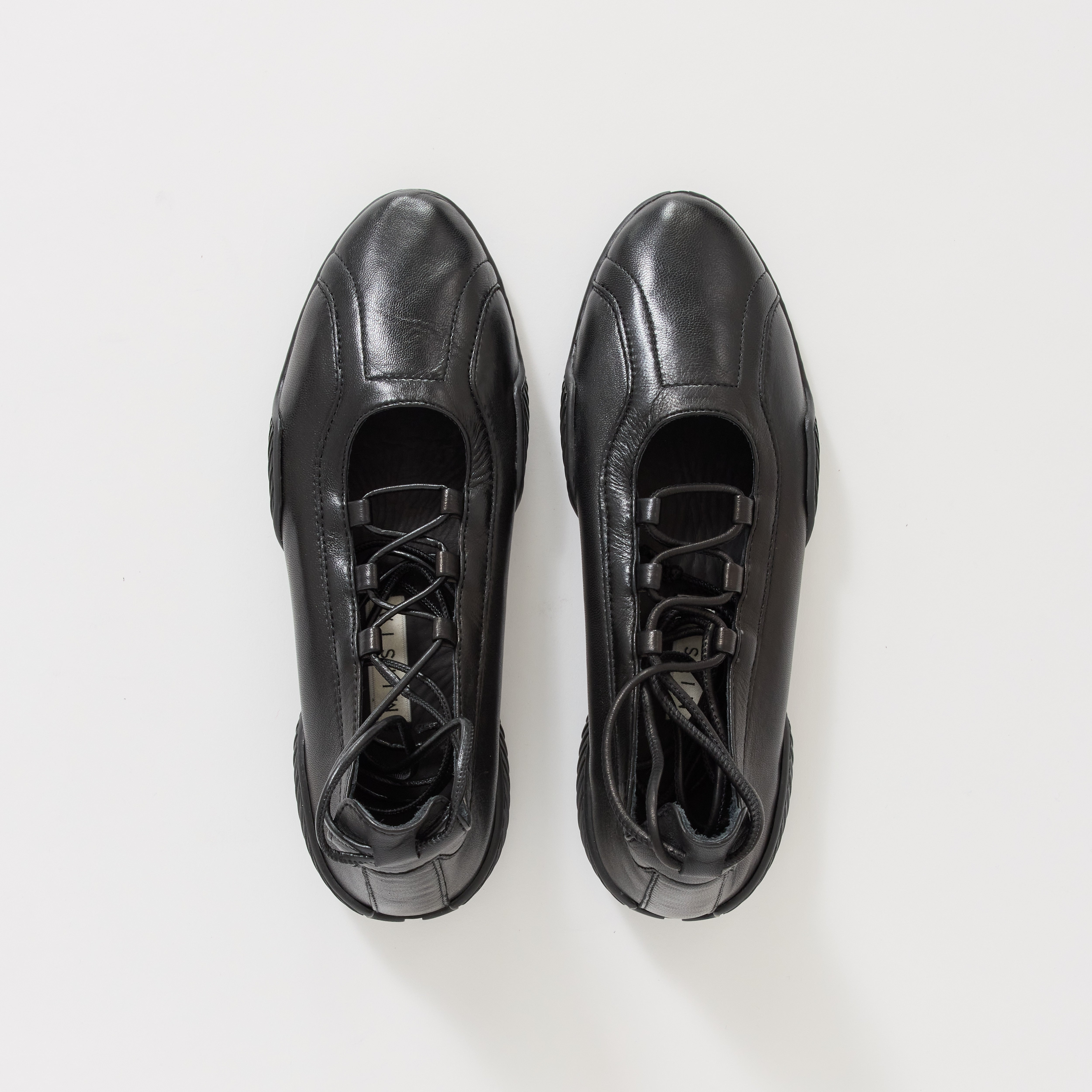 Averie Black Lace Ballerinas