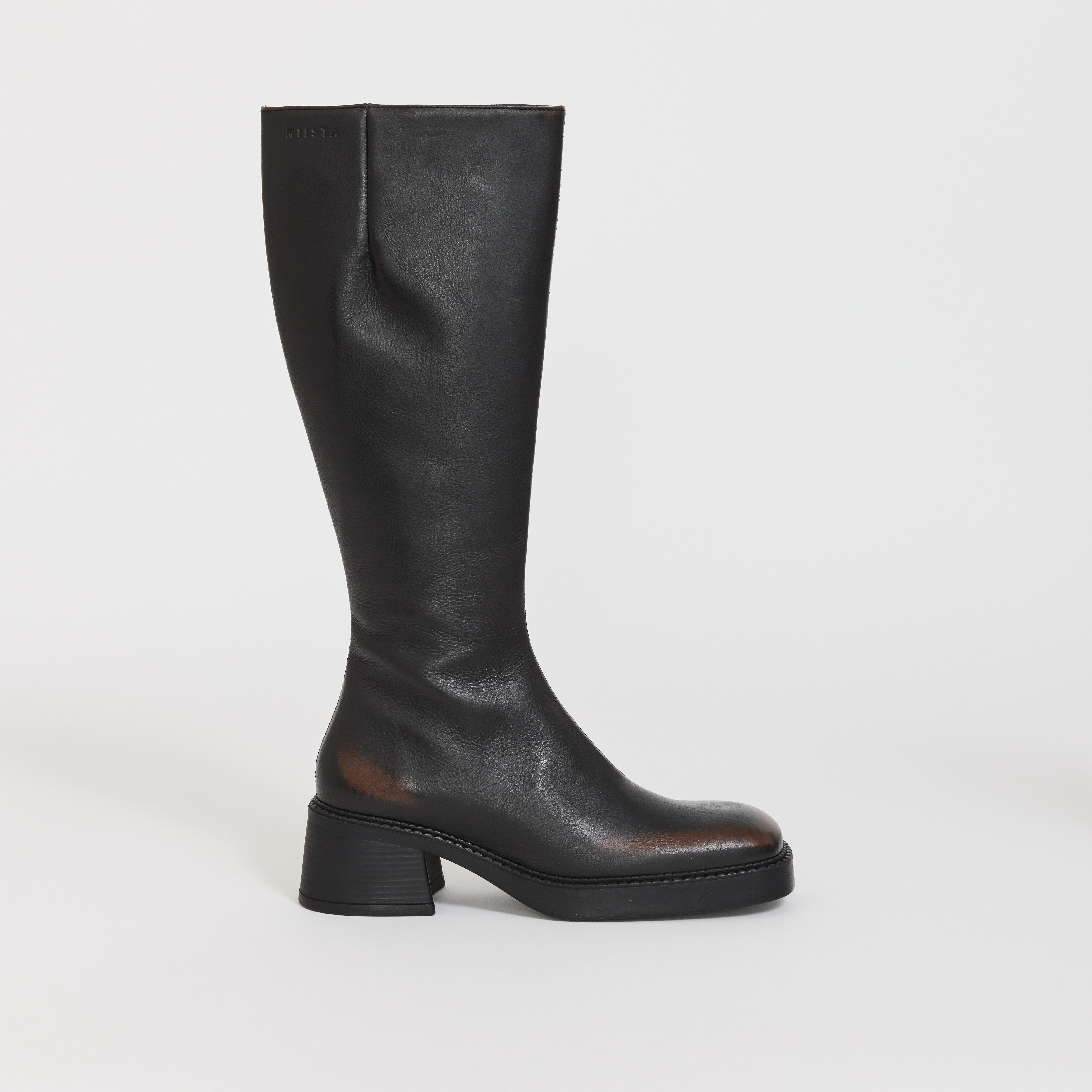 Miista | Yumi Brushed Brown Boots | Maplestore