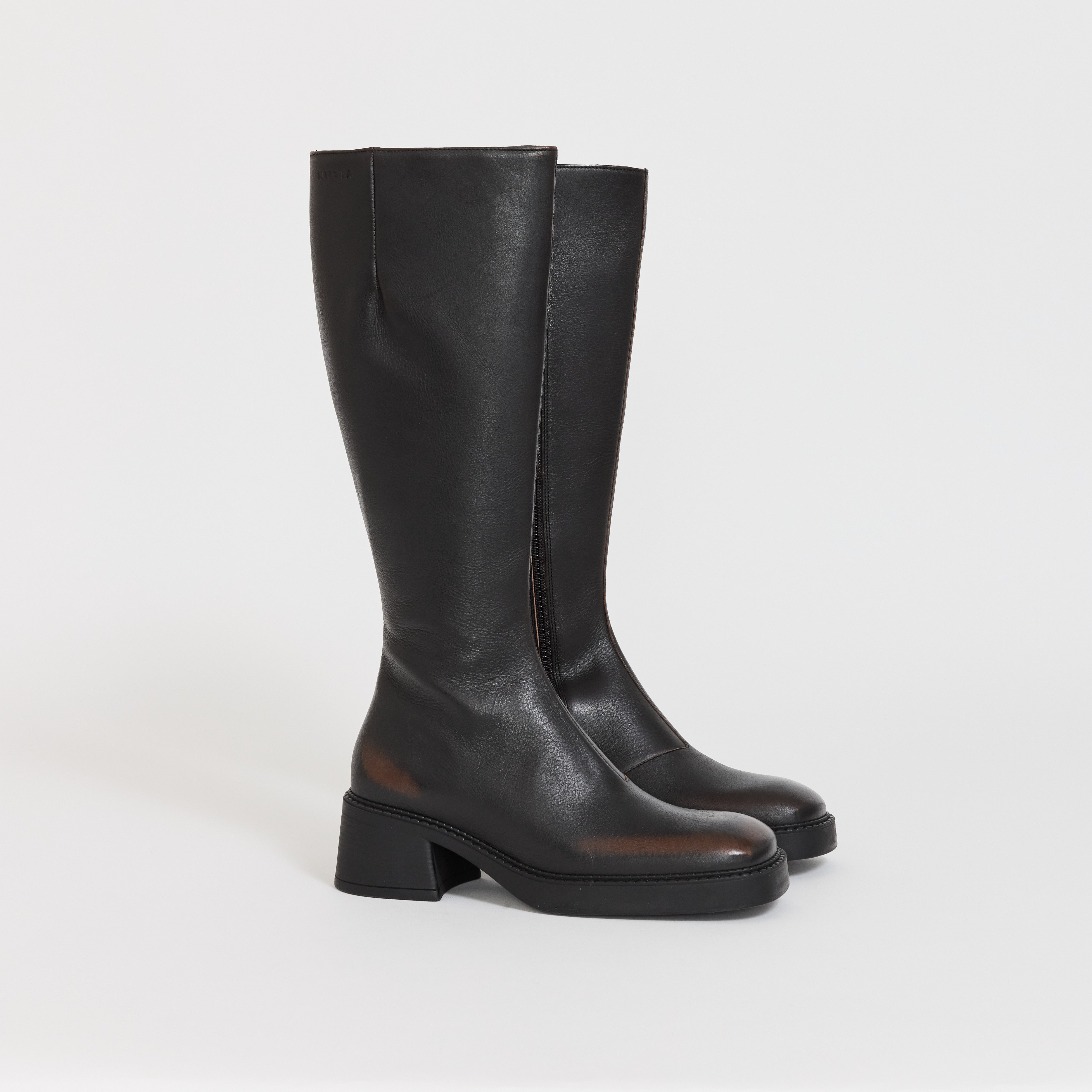 Yumi Brushed Brown Boots
