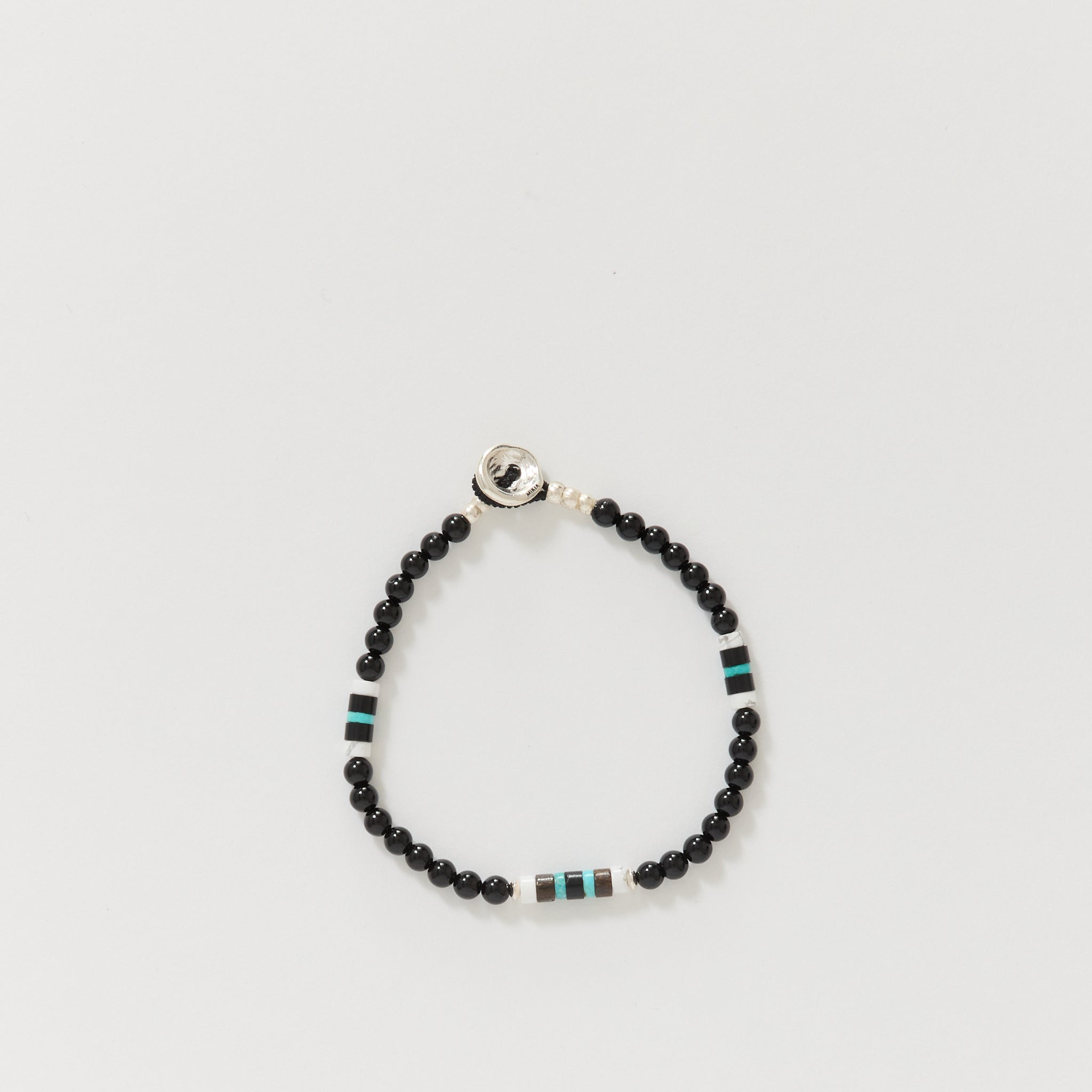 4mm Stone Bracelet Onyx