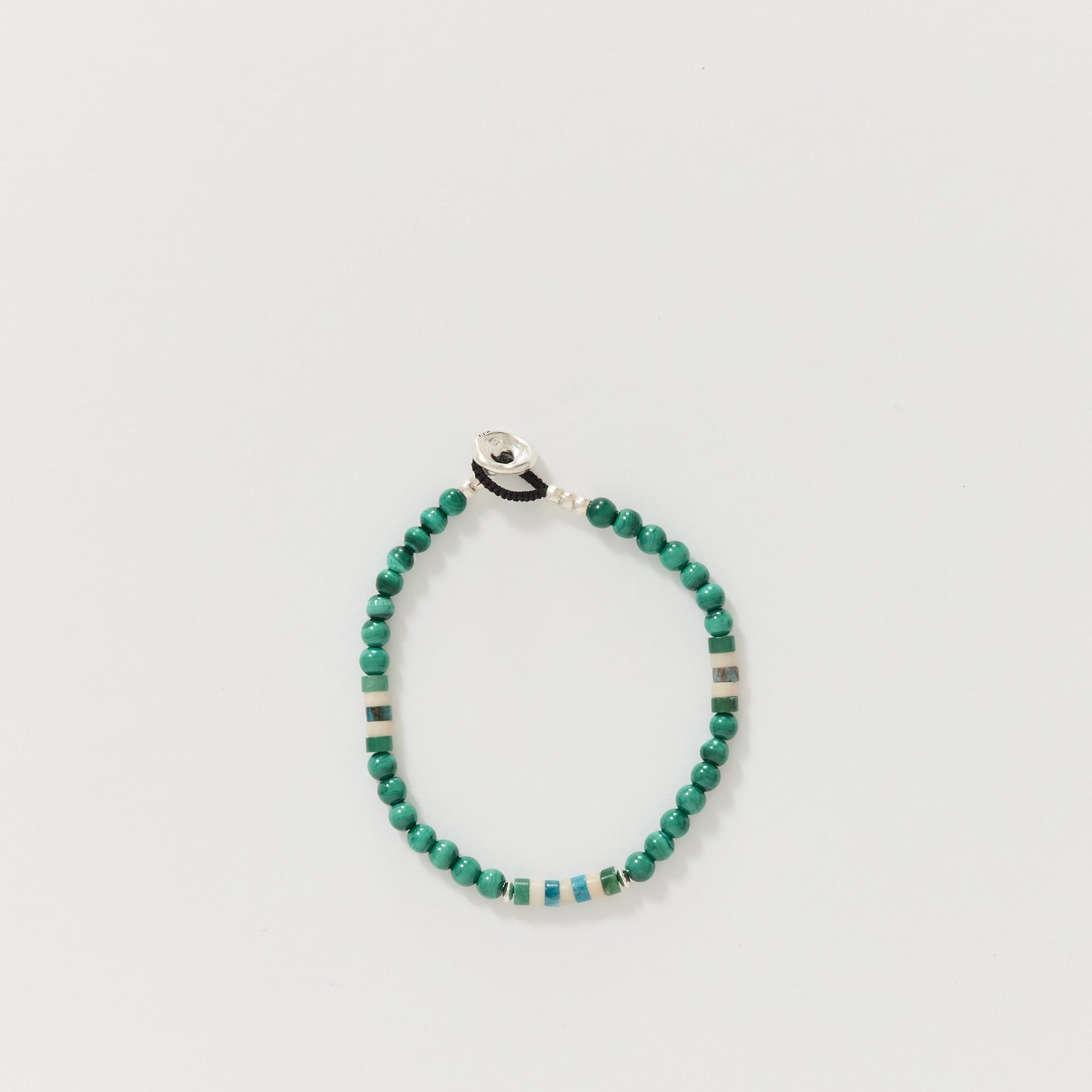 4mm Stone Bracelet Malachite