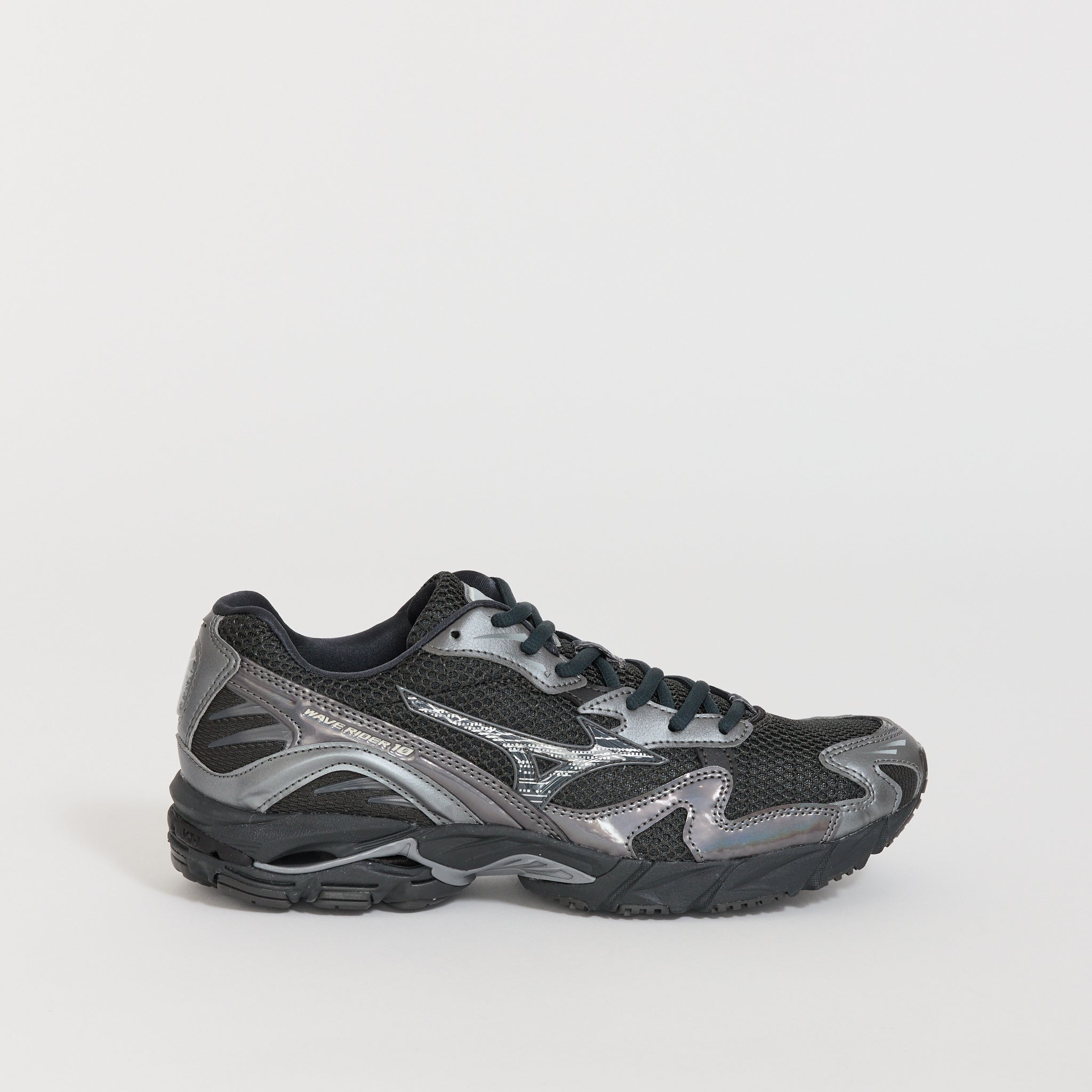 Wave Rider 10 Black Sand/Black Sand/Metallic Grey