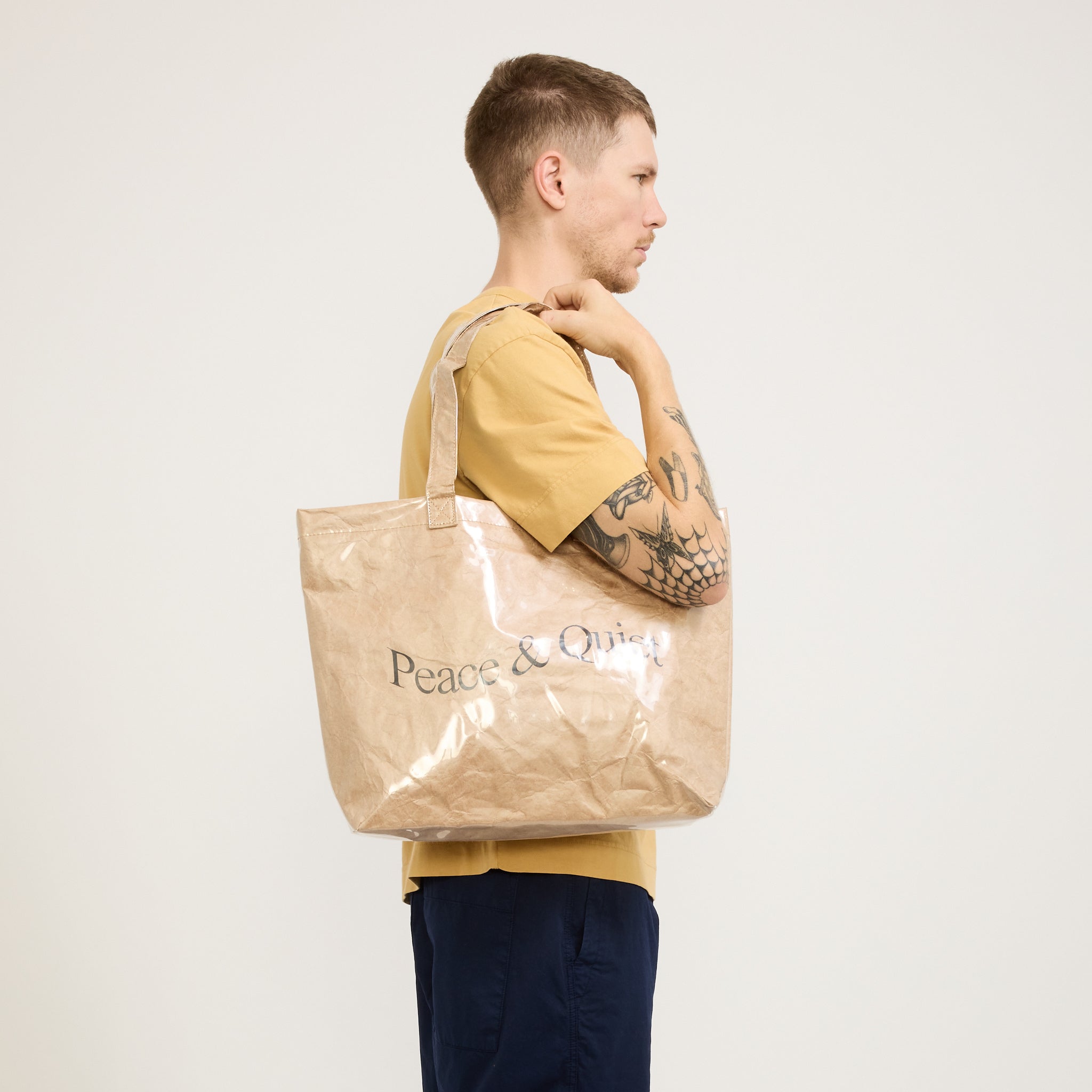 Wordmark PVC Kraft Bag Natural