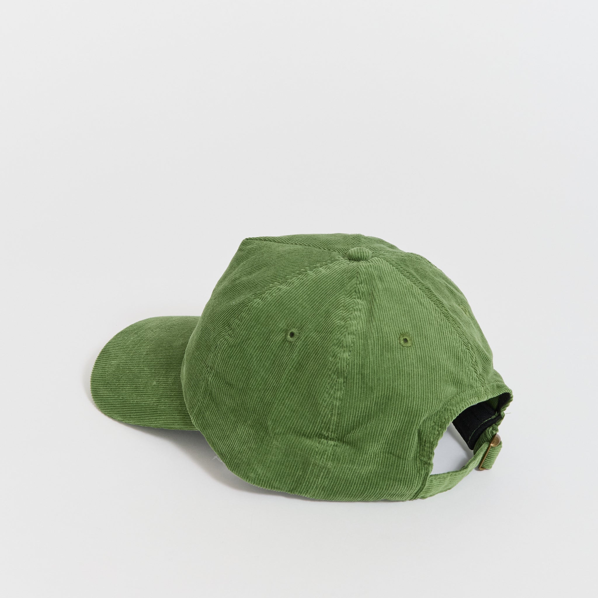 Hot Salmon Polo Hat Green Corduroy