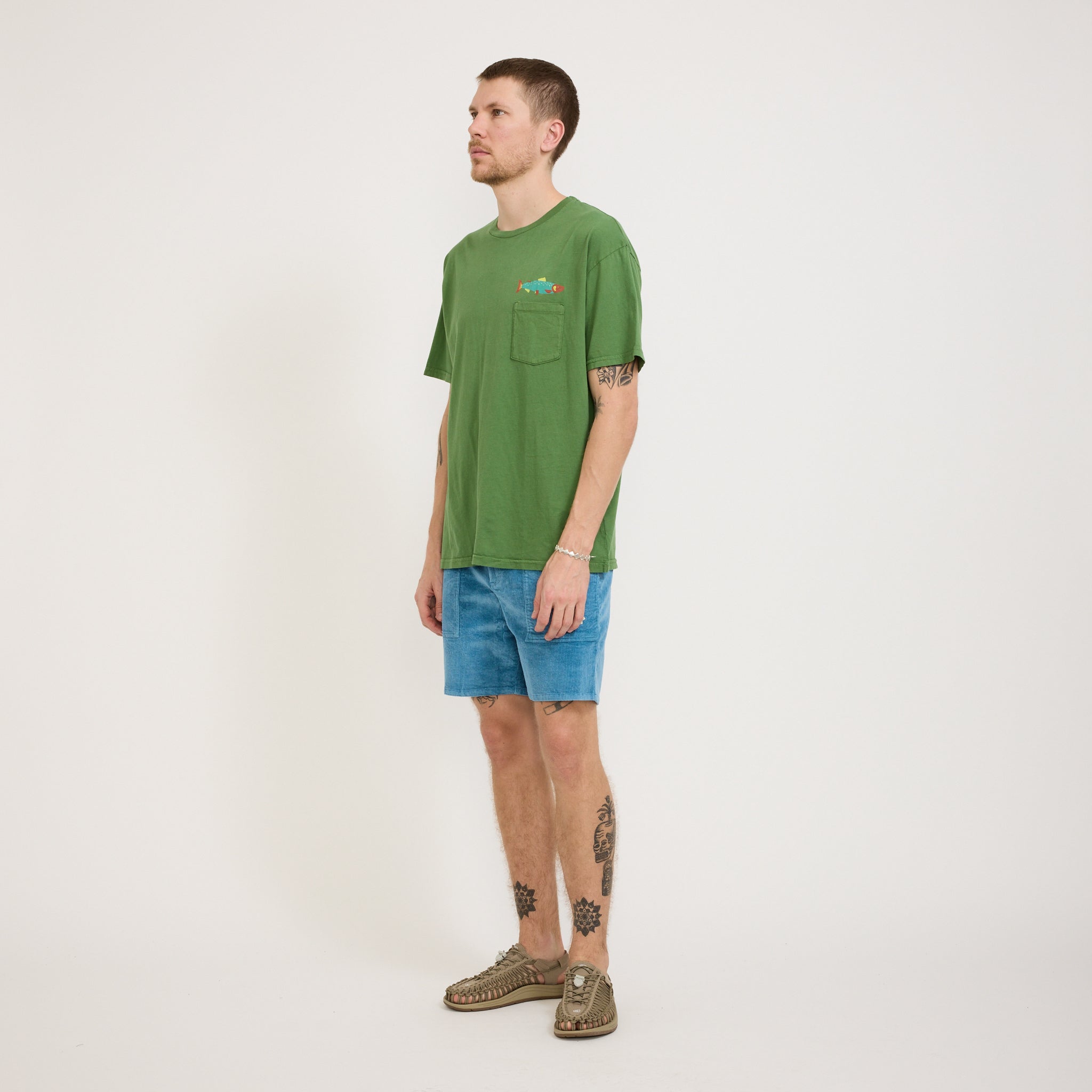 Mollusk | Hot Salmon Tee True Green | Maplestore
