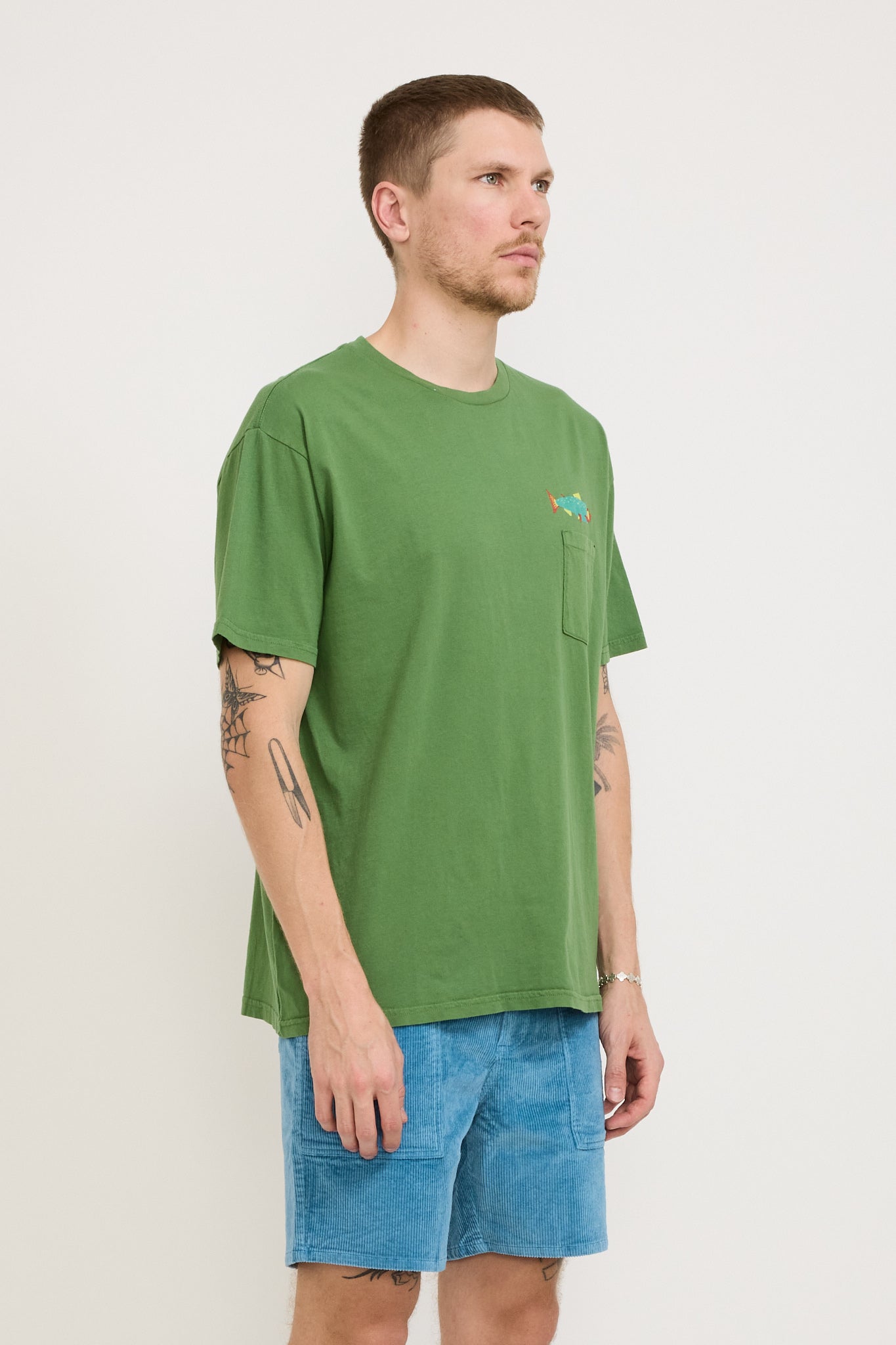 Mollusk | Hot Salmon Tee True Green | Maplestore