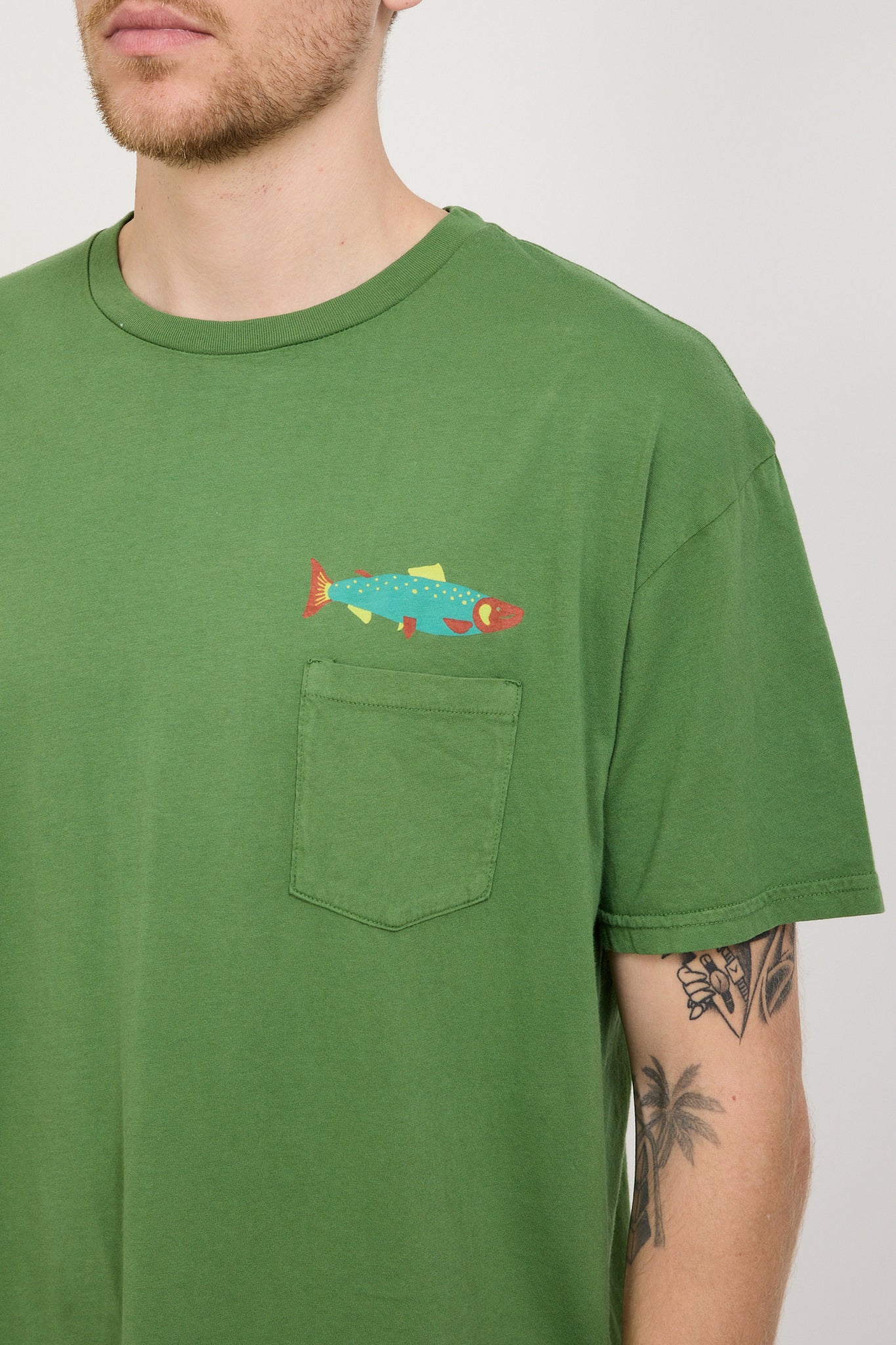 Mollusk | Hot Salmon Tee True Green | Maplestore