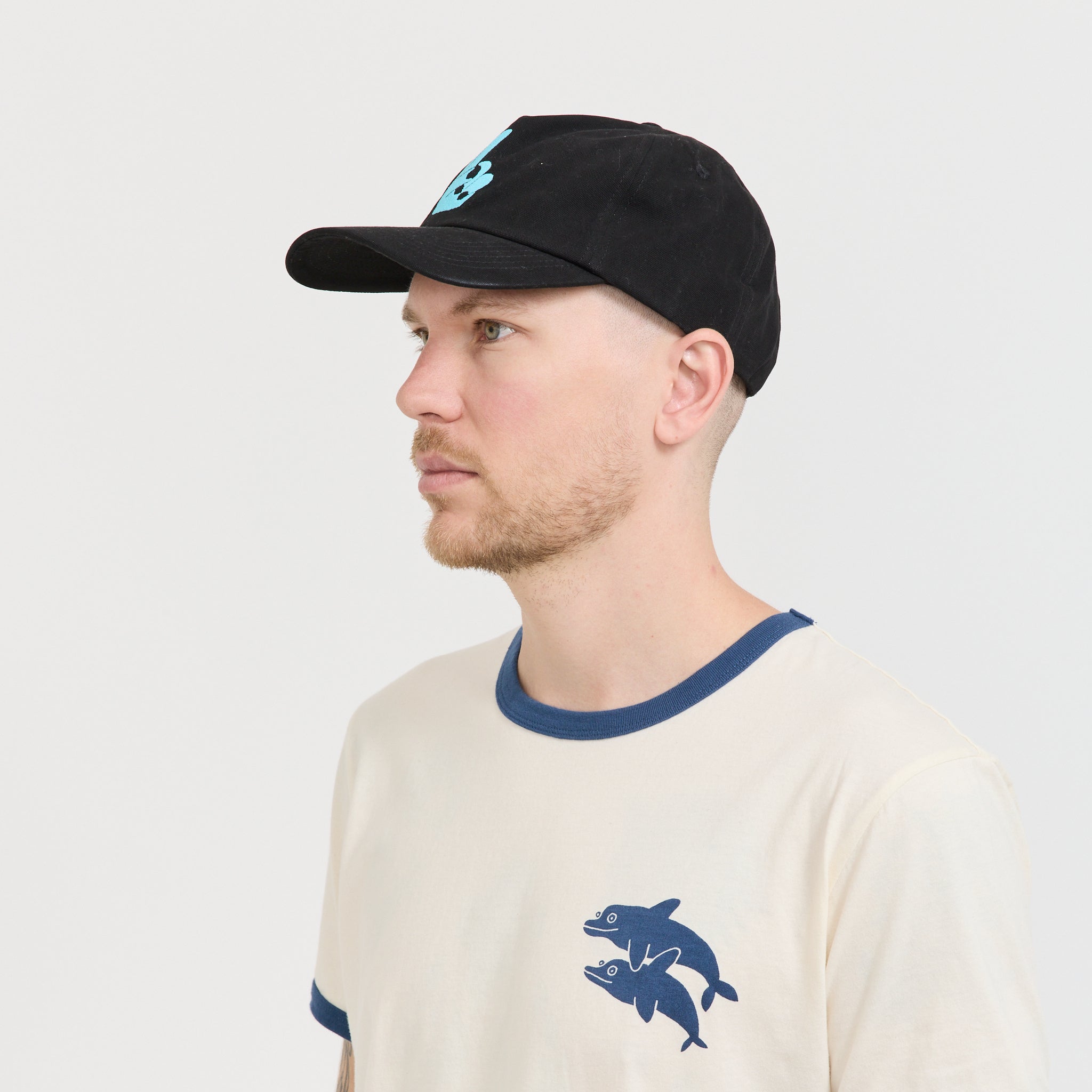 Peace Hat Faded Black