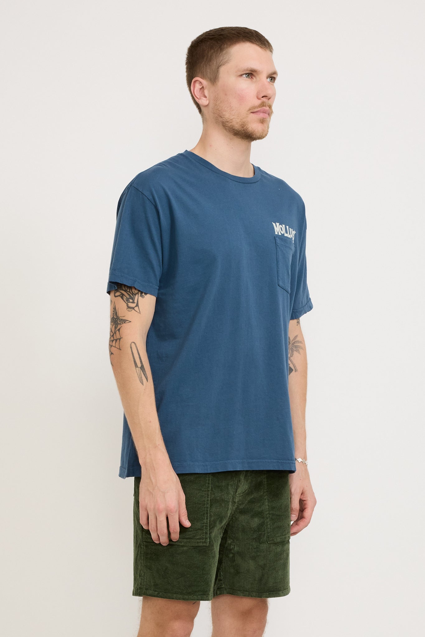 Mollusk | Smile Tee Navy Indigo | Maplestore