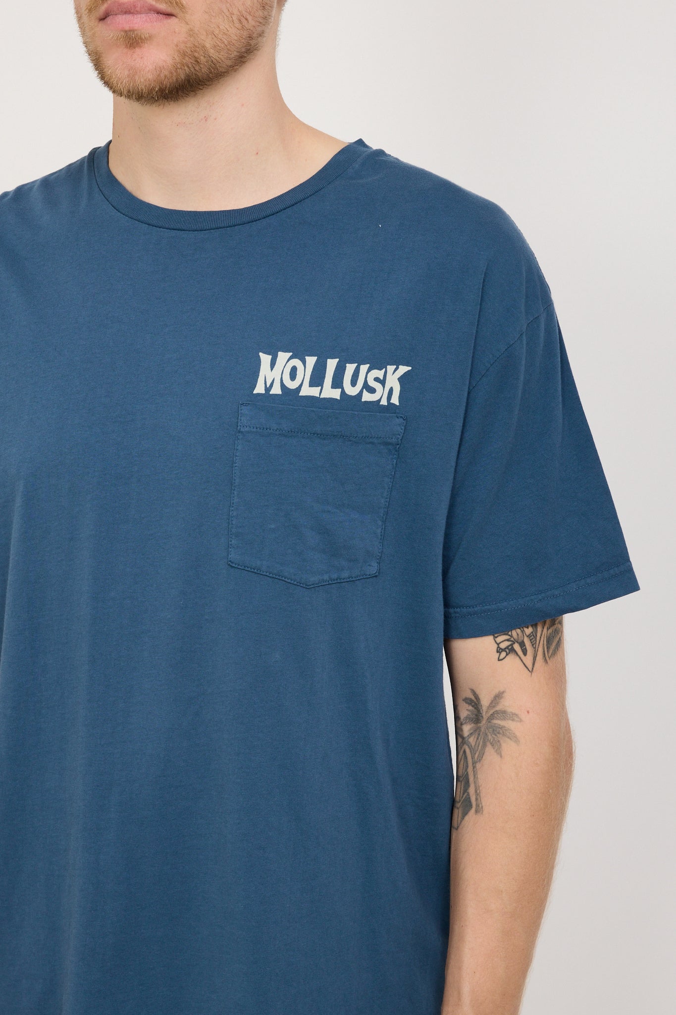 Mollusk | Smile Tee Navy Indigo | Maplestore