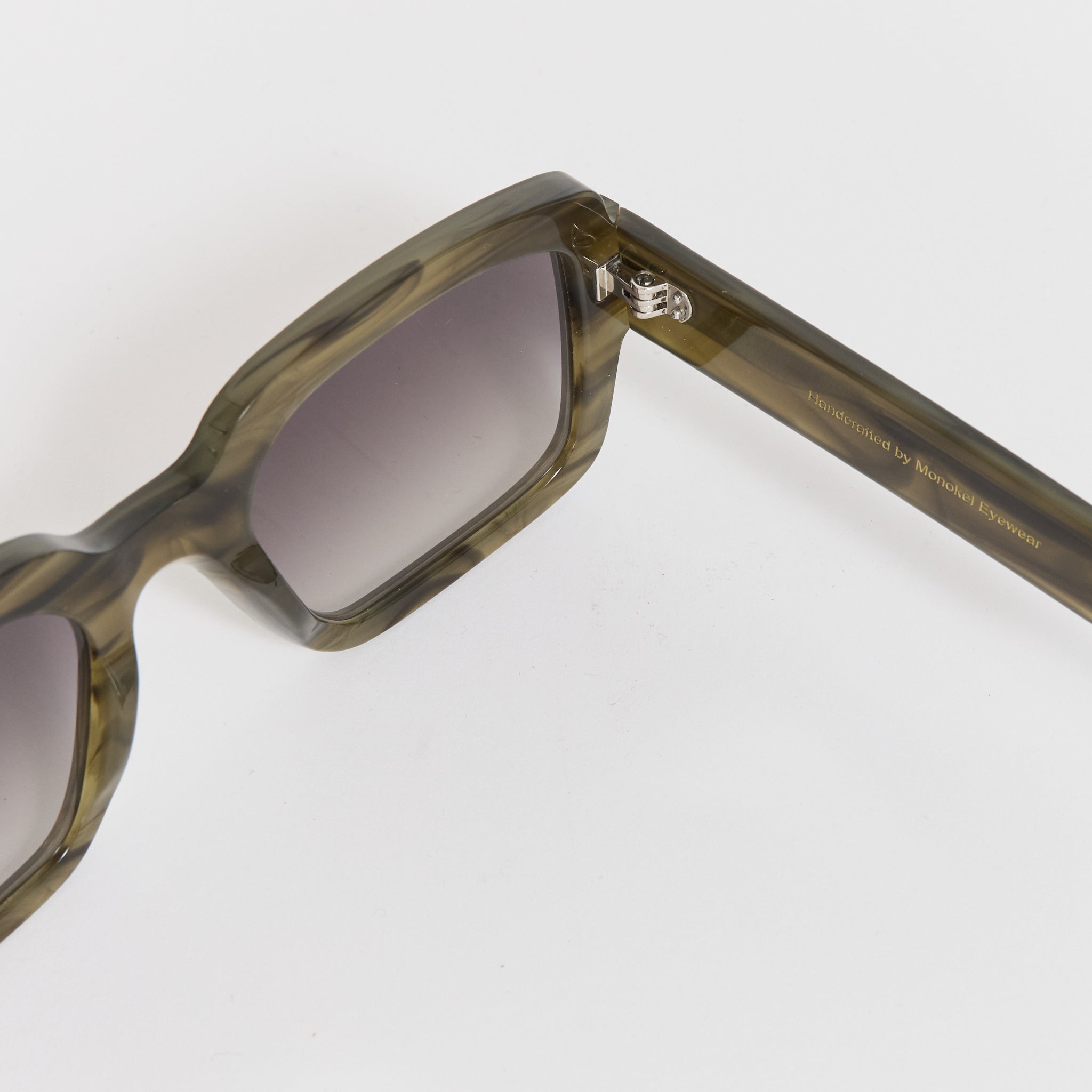 Monokel Eyewear | Apollo Green Demi | Grey Gradient Lens | Maplestore