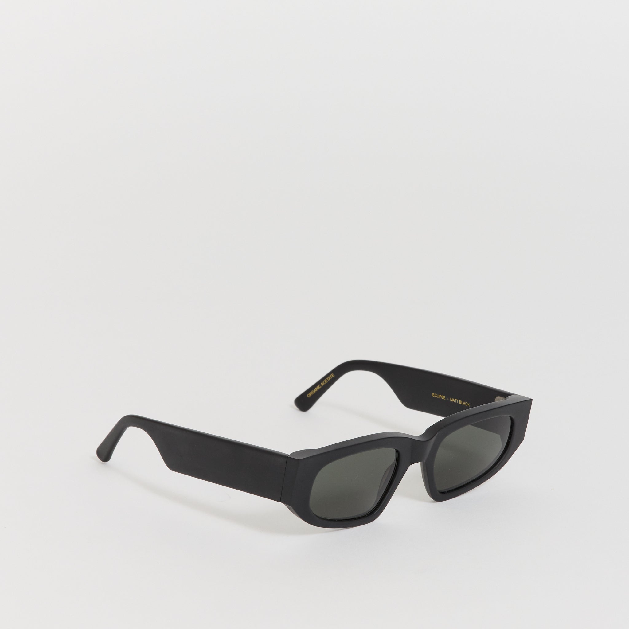 Eclipse Matte Black | Green Solid Lens