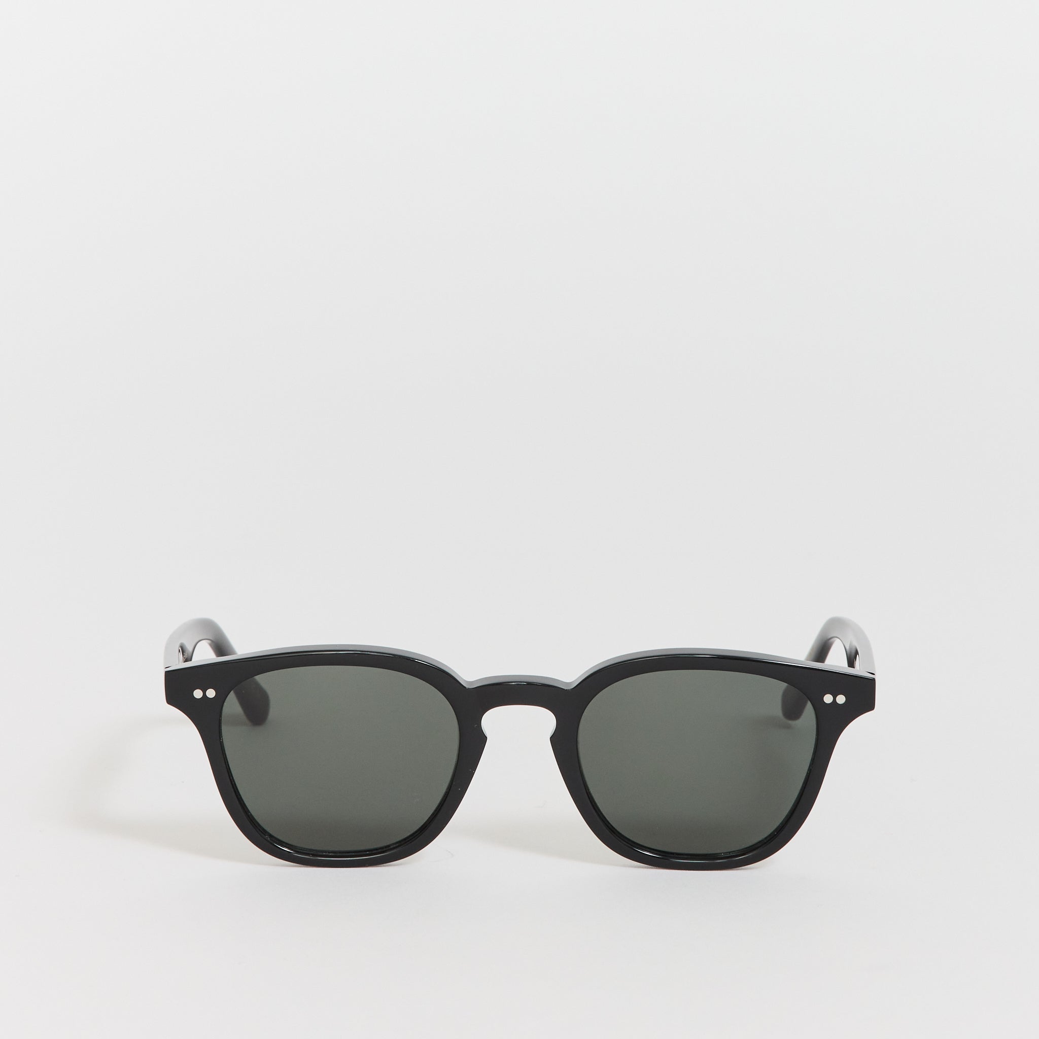 River Black | Green Solid Lens