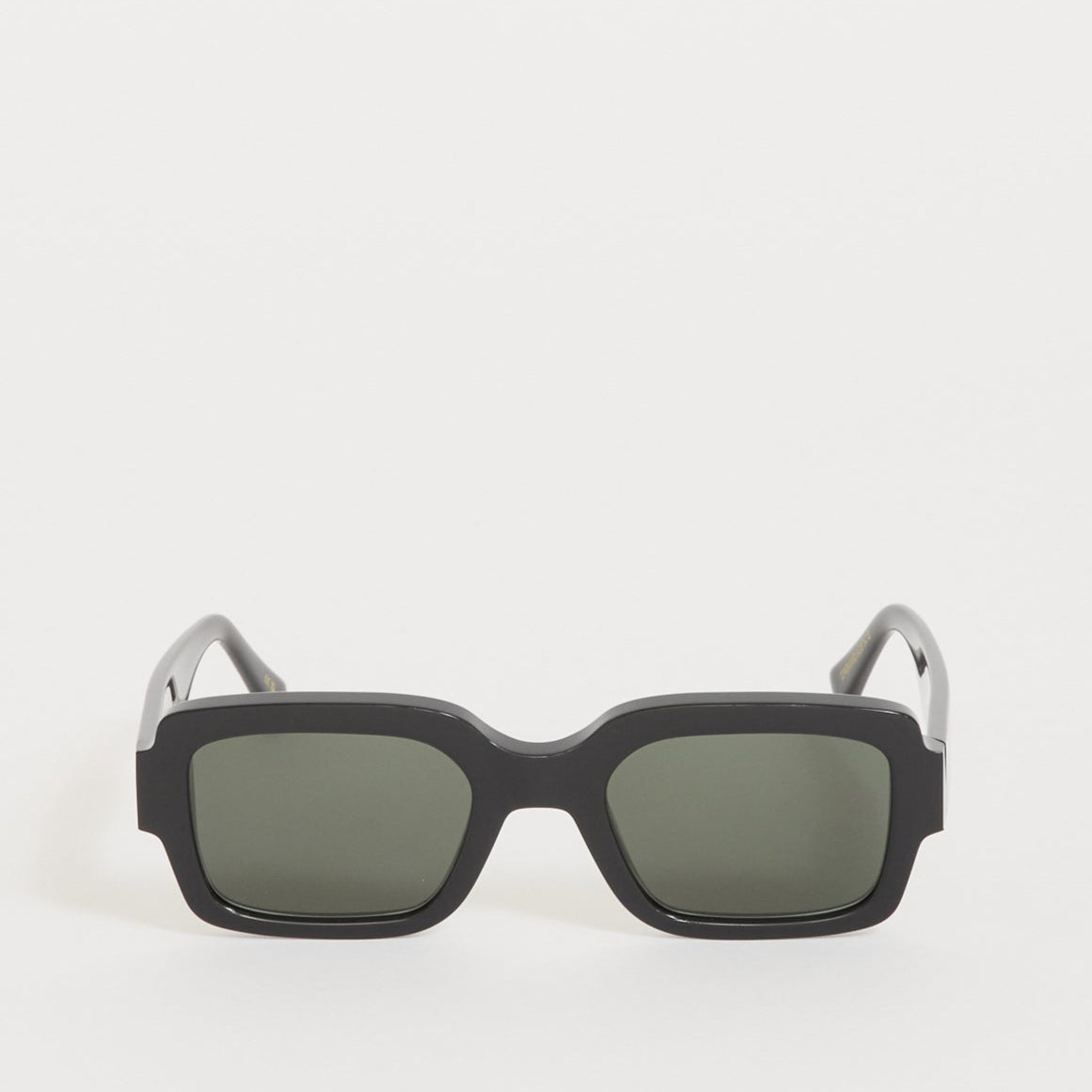 Monokel Eyewear | Apollo Black | Green Solid Lens | Maplestore