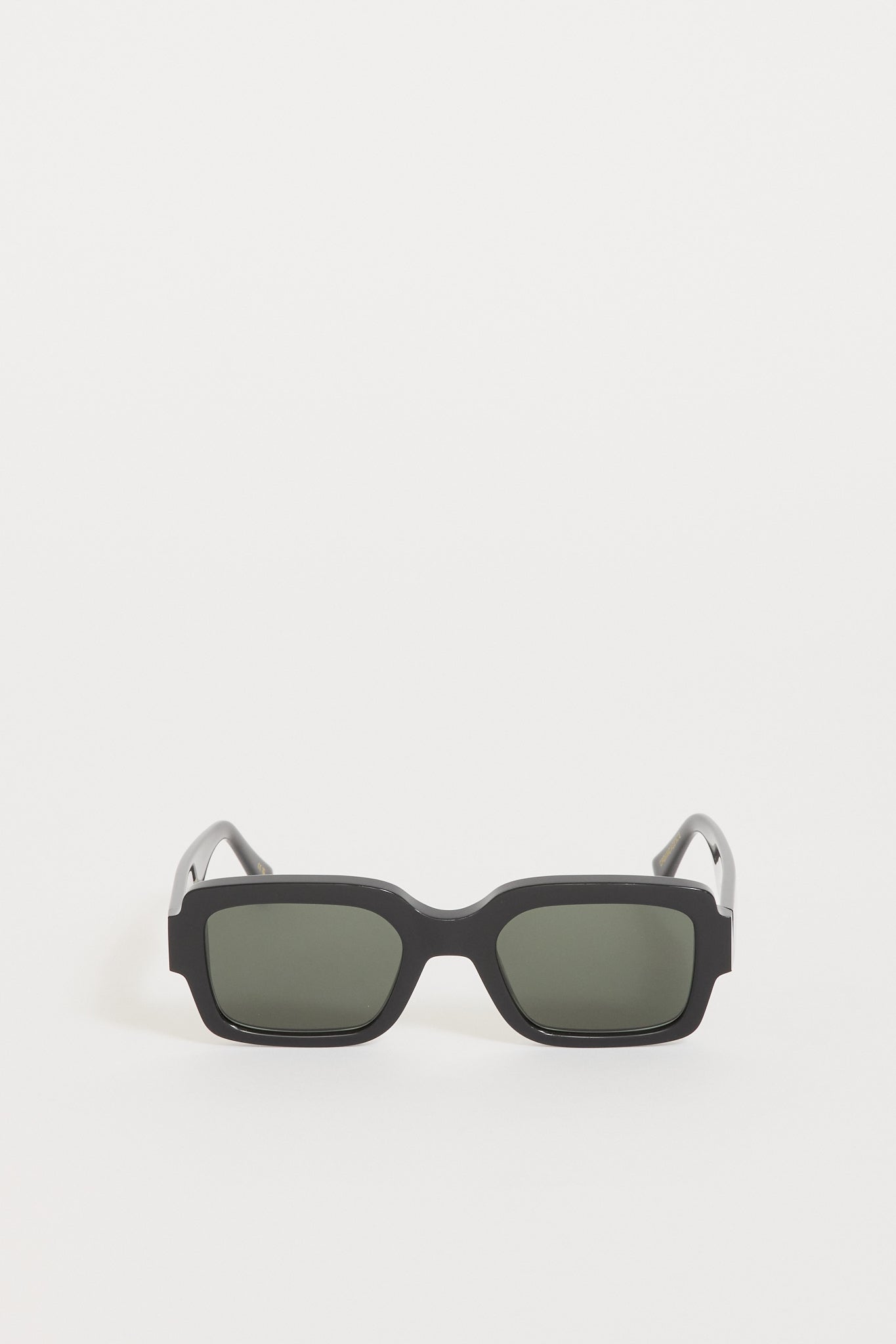 Monokel Eyewear | Apollo Black | Green Solid Lens | Maplestore