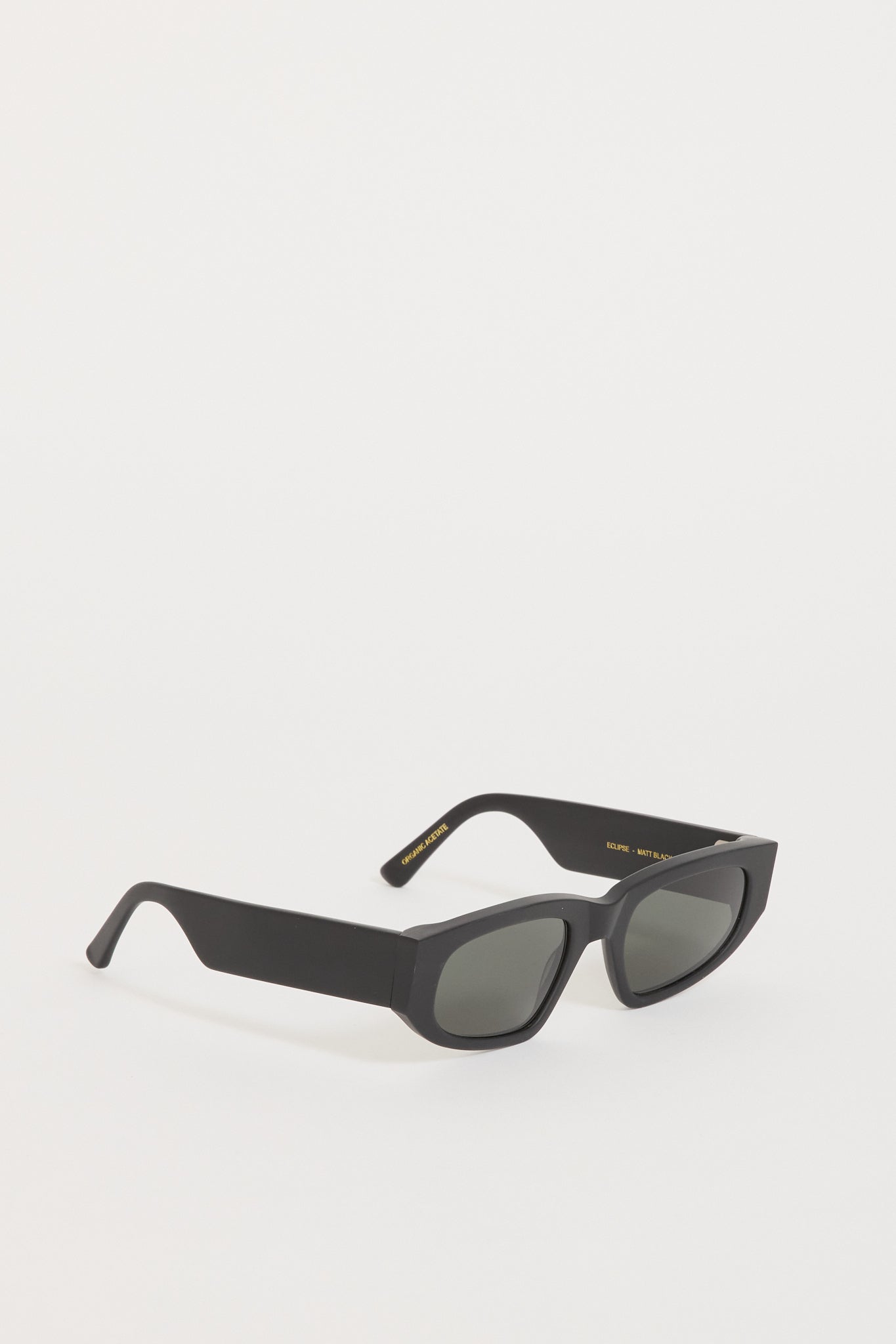 Monokel Eyewear | Eclipse Matte Black | Green Solid Lens | Maplestore