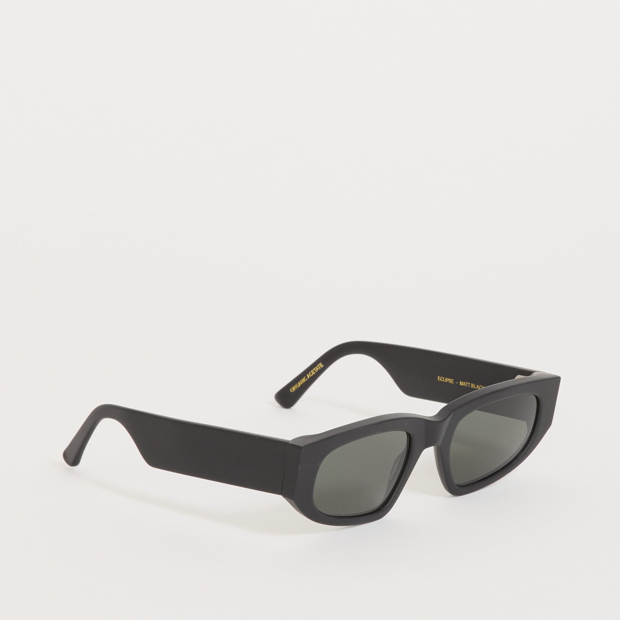 Eclipse Matte Black | Green Solid Lens