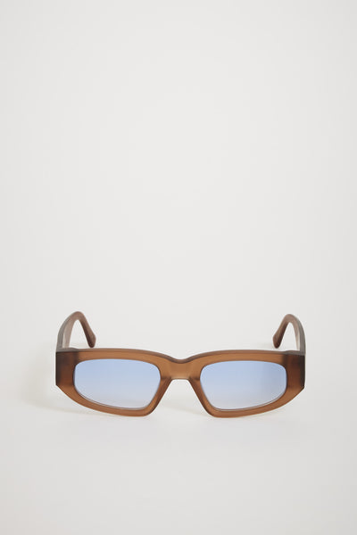 Monokel Eyewear | Eclipse Matte Cola | Blue Gradient Lens | Maplestore