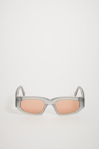 Monokel Eyewear | Eclipse Matte Grey | Orange Solid Lens | Maplestore