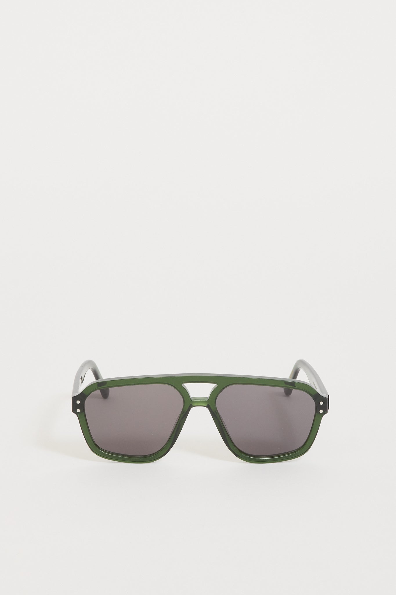 Monokel Eyewear | Jet Bottle Green | Grey Solid Lens | Maplestore