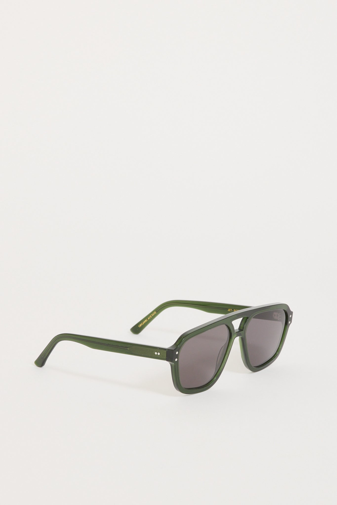 Monokel Eyewear | Jet Bottle Green | Grey Solid Lens | Maplestore