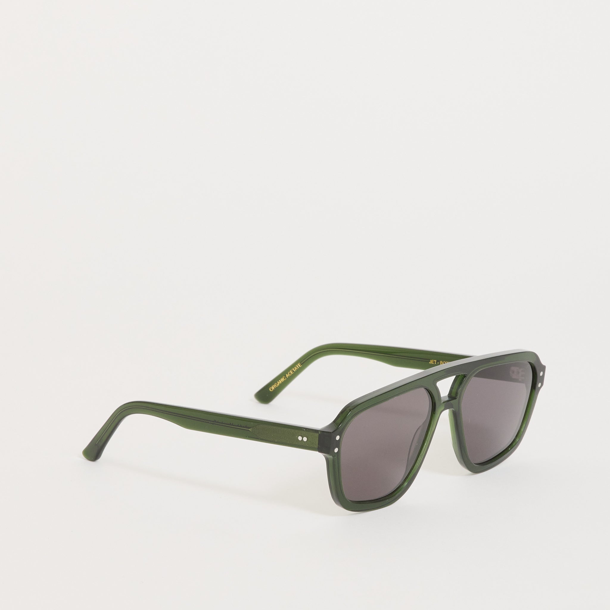 Jet Bottle Green | Grey Solid Lens