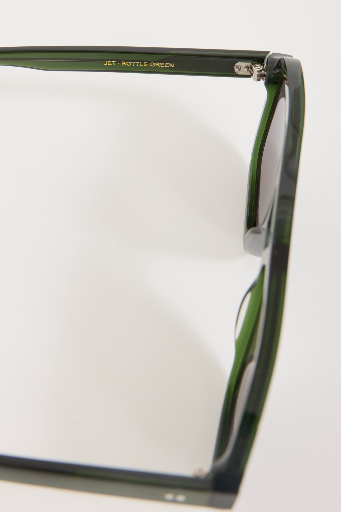 Monokel Eyewear | Jet Bottle Green | Grey Solid Lens | Maplestore