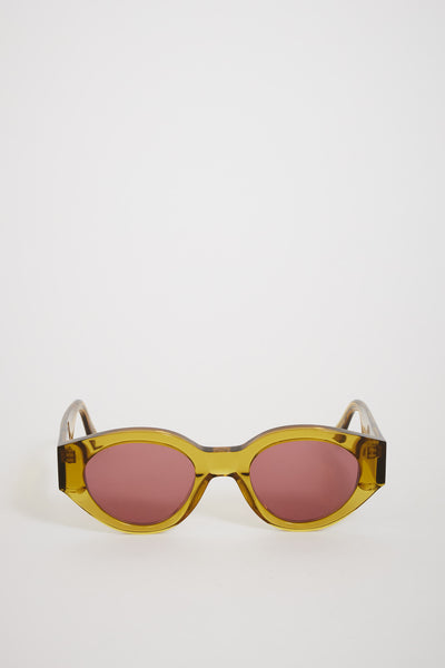 Monokel Eyewear | Polly Caramel | Pink Solid Lens | Maplestore