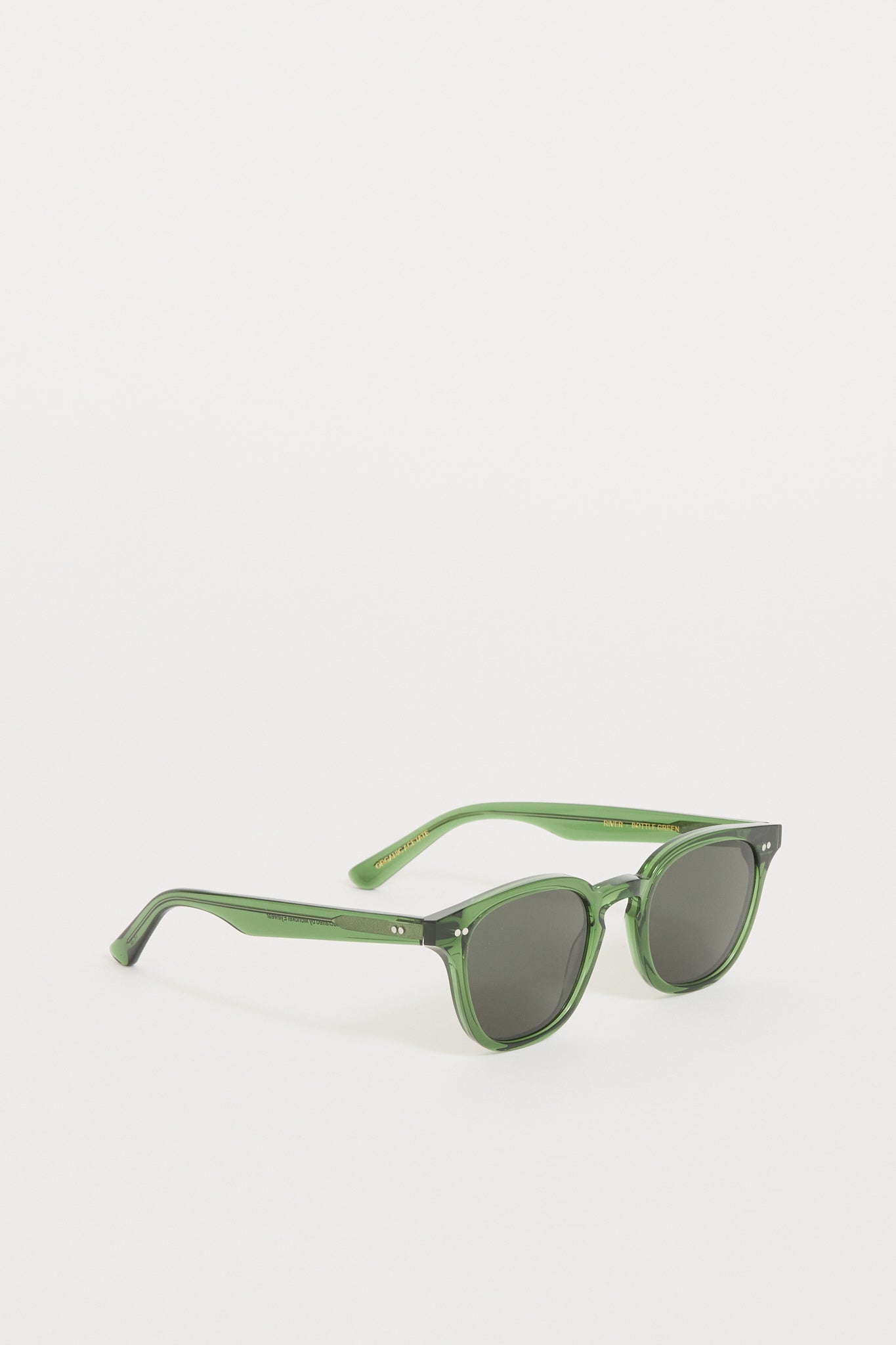 Monokel Eyewear | River Bottle Green | Grey Solid Lens | Maplestore