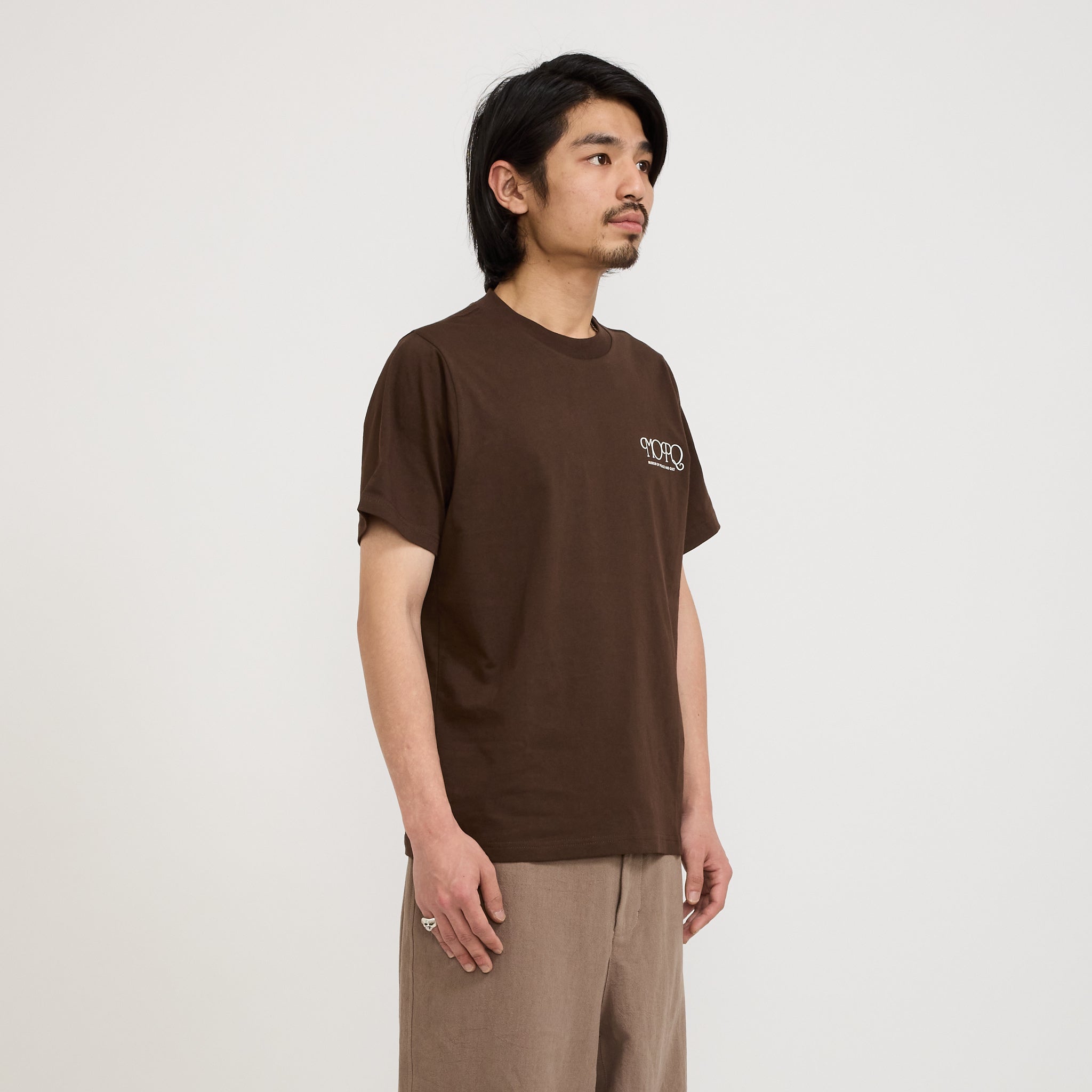 Museum of Peace & Quiet | Free Hand T-Shirt Brown | Maplestore