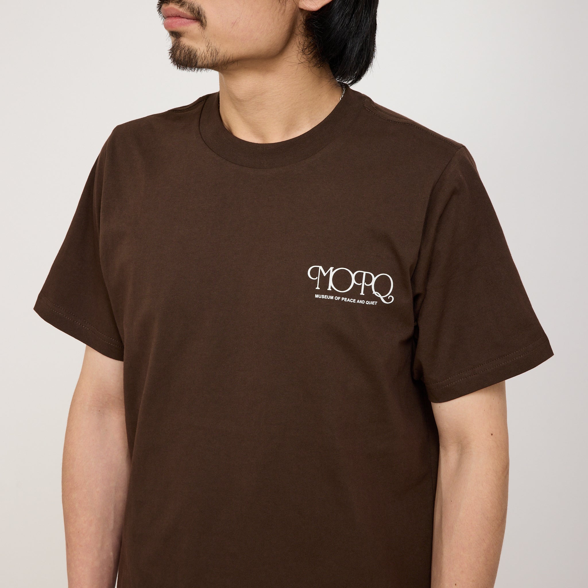 Museum of Peace & Quiet | Free Hand T-Shirt Brown | Maplestore