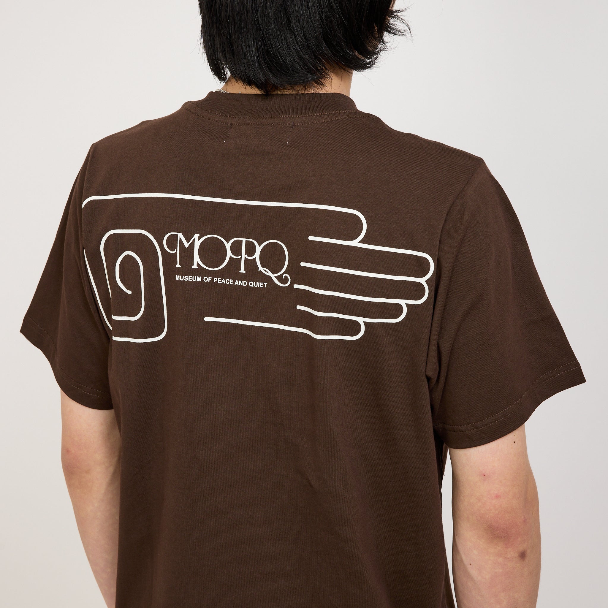 Museum of Peace & Quiet | Free Hand T-Shirt Brown | Maplestore
