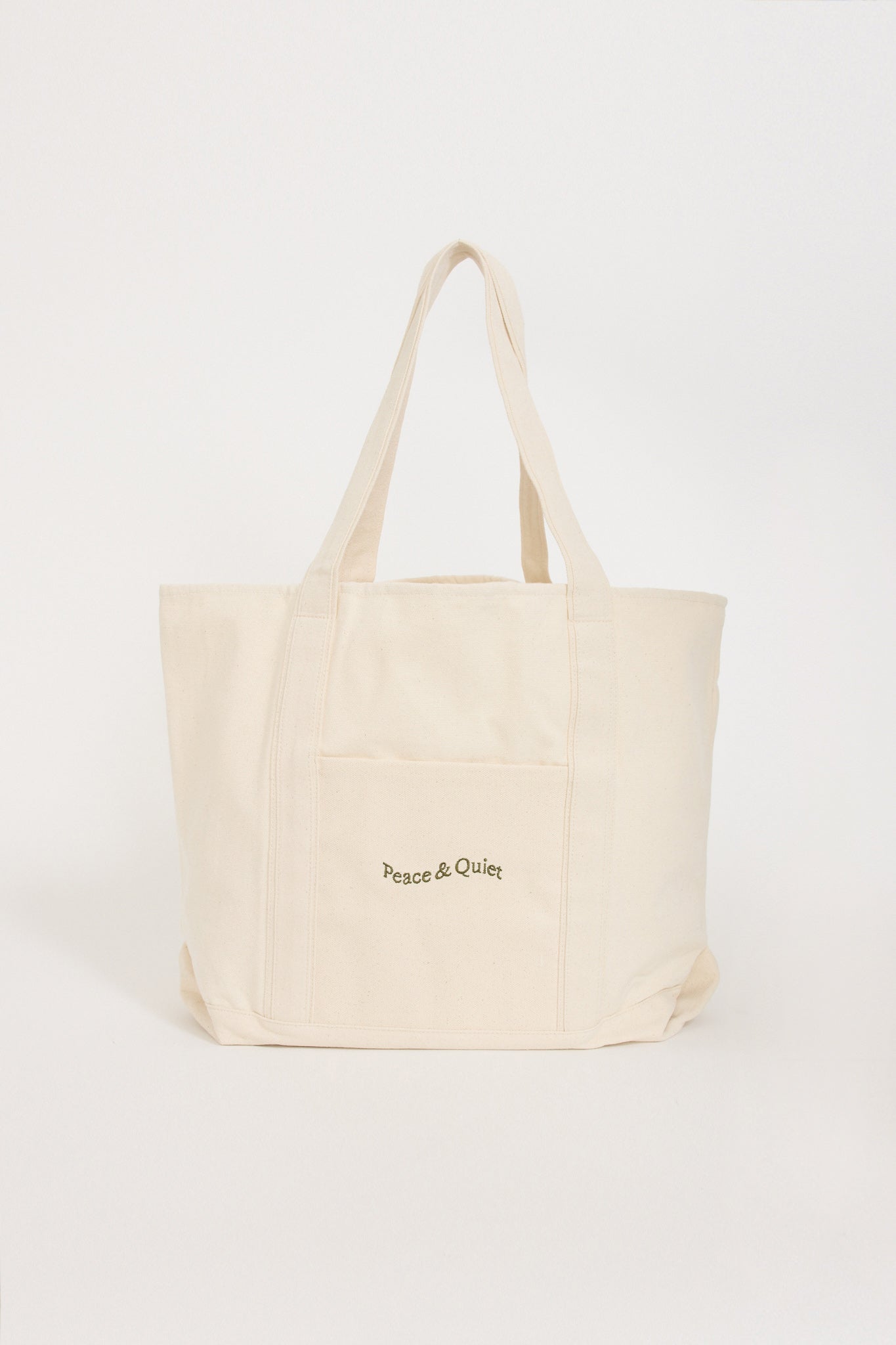 Museum of Peace & Quiet | Wordmark Boat Tote Bone | Maplestore