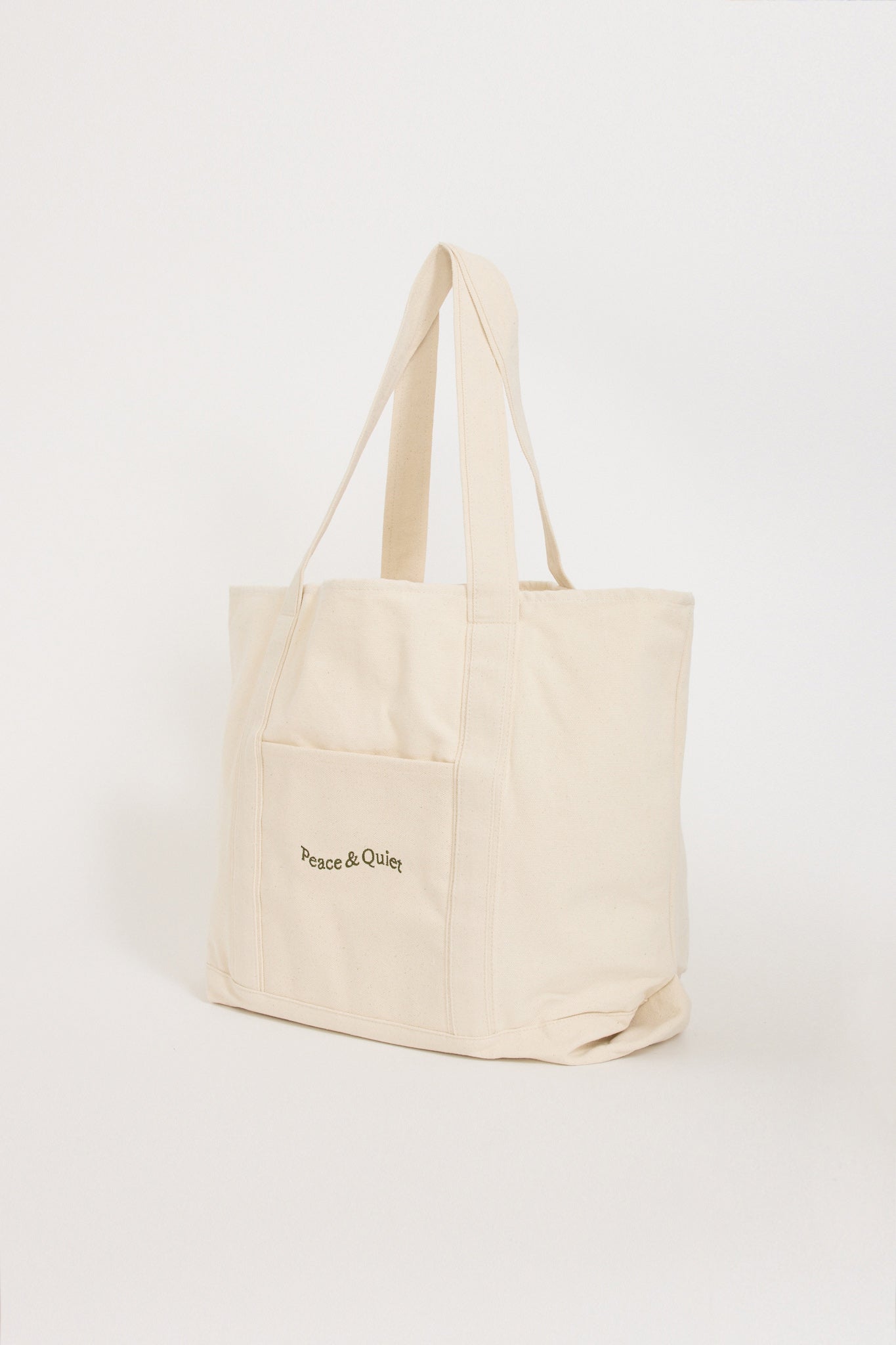 Museum of Peace & Quiet | Wordmark Boat Tote Bone | Maplestore