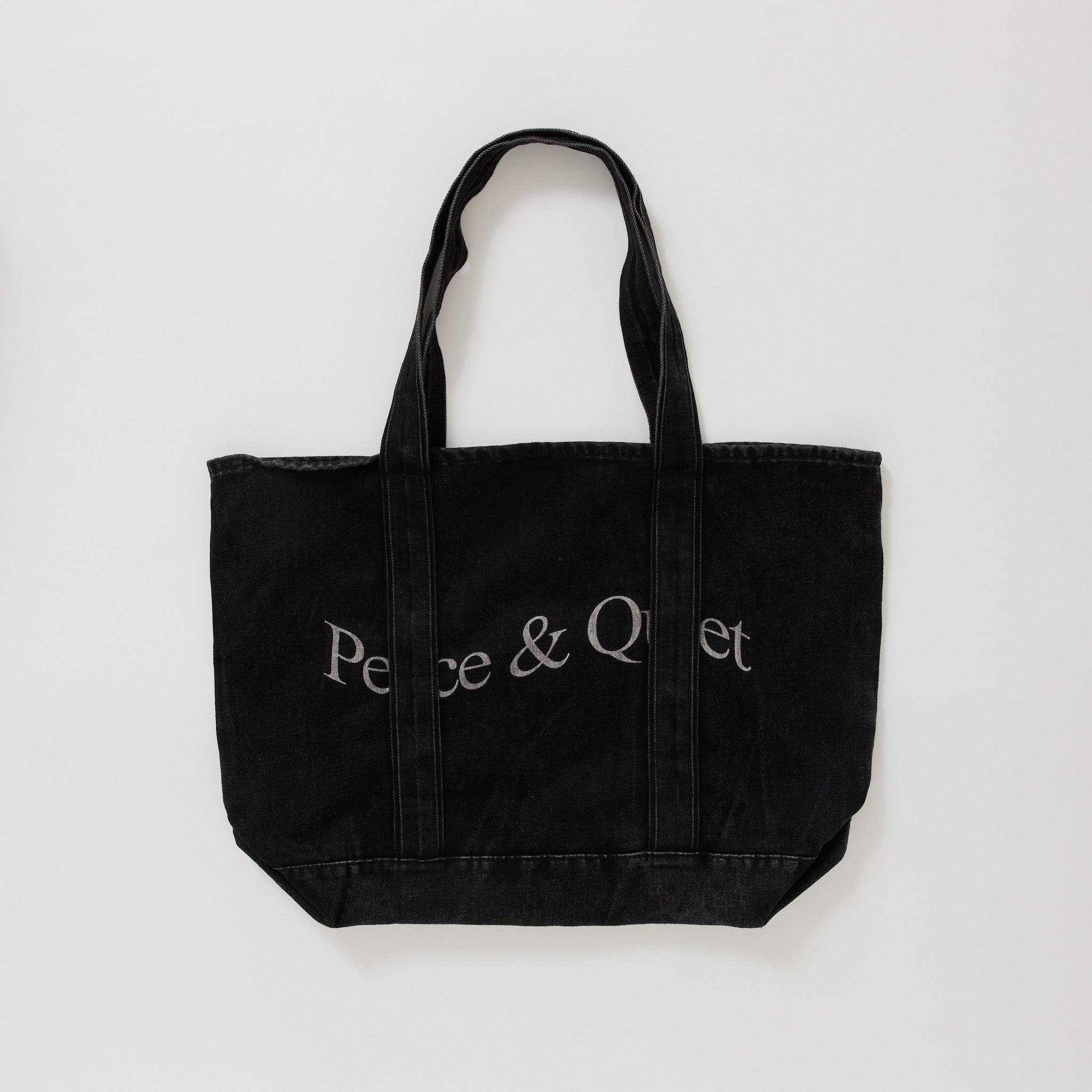 Wordmark Denim Boat Tote