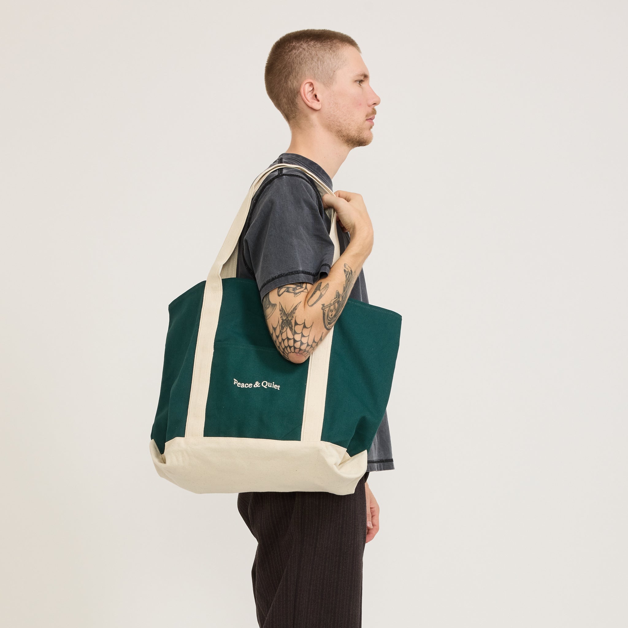 Wordmark Boat Tote Forest