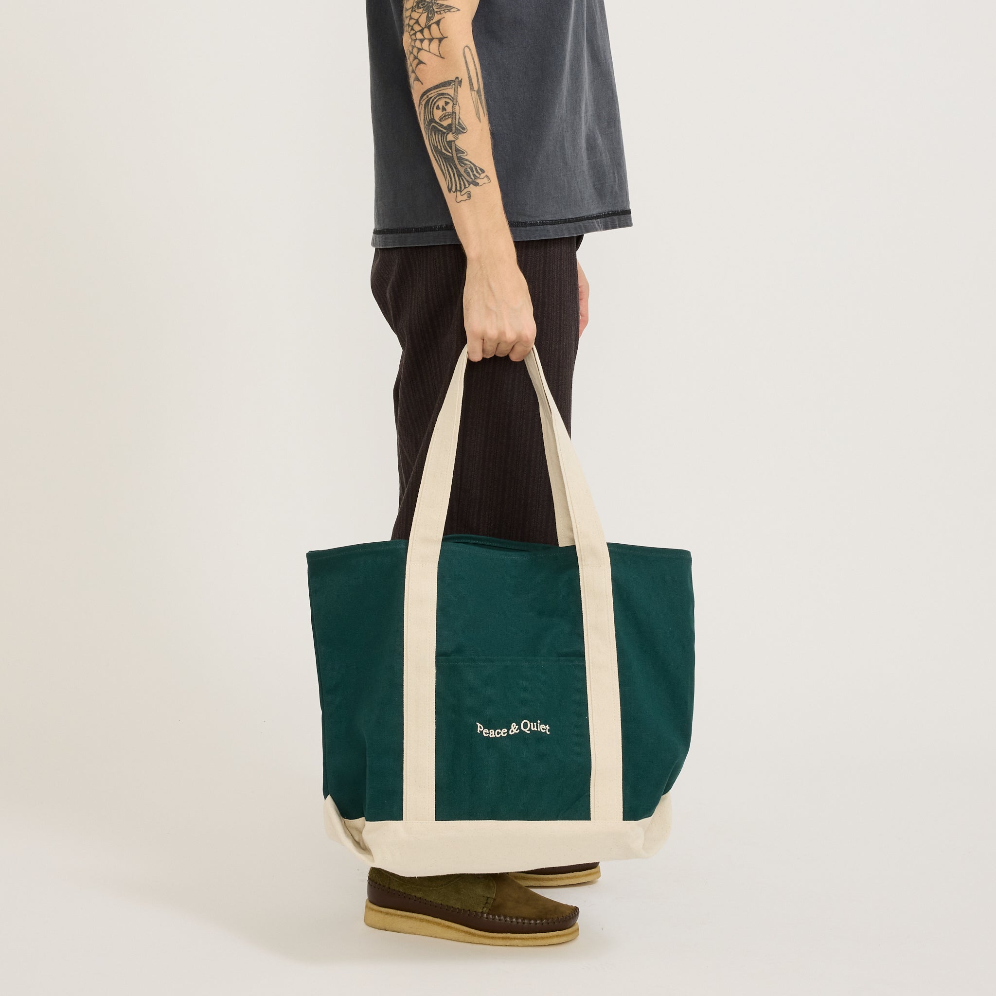 Wordmark Boat Tote Forest