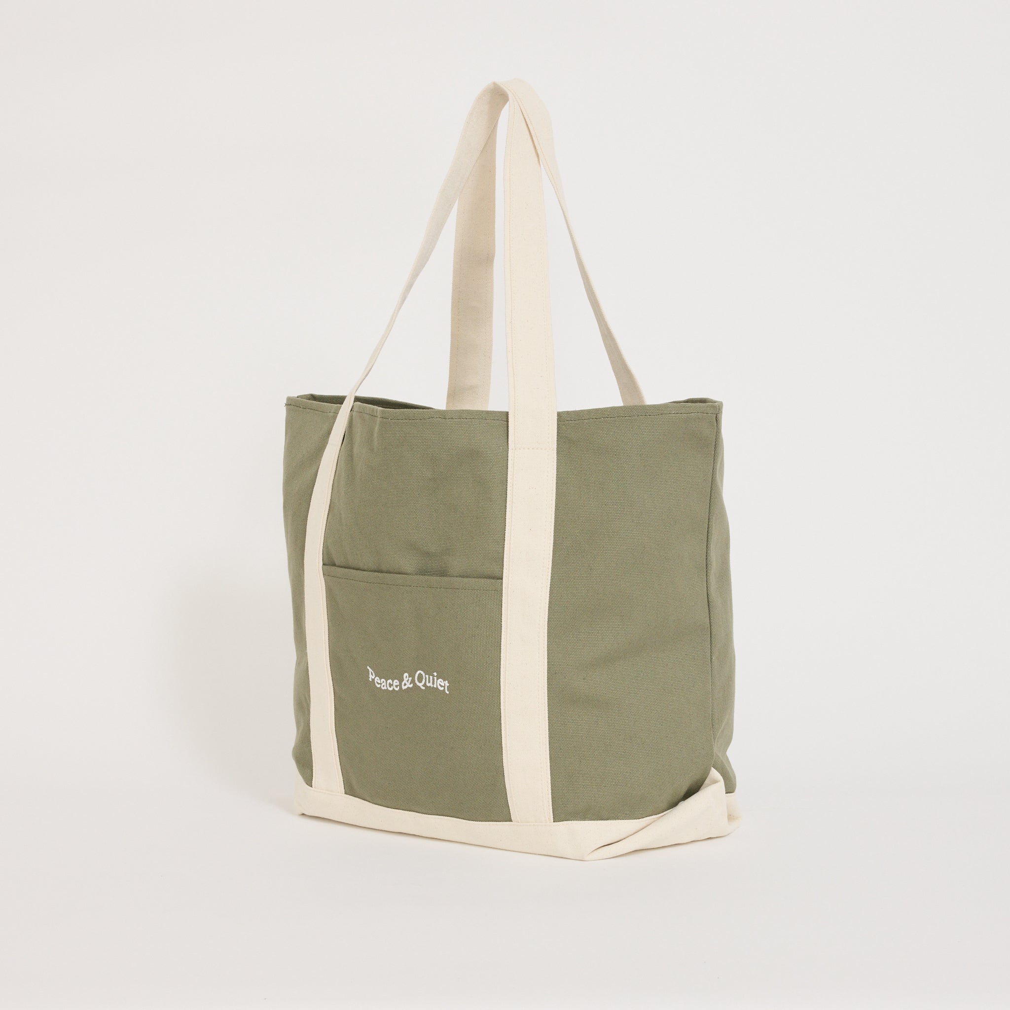 Wordmark Boat Tote Olive