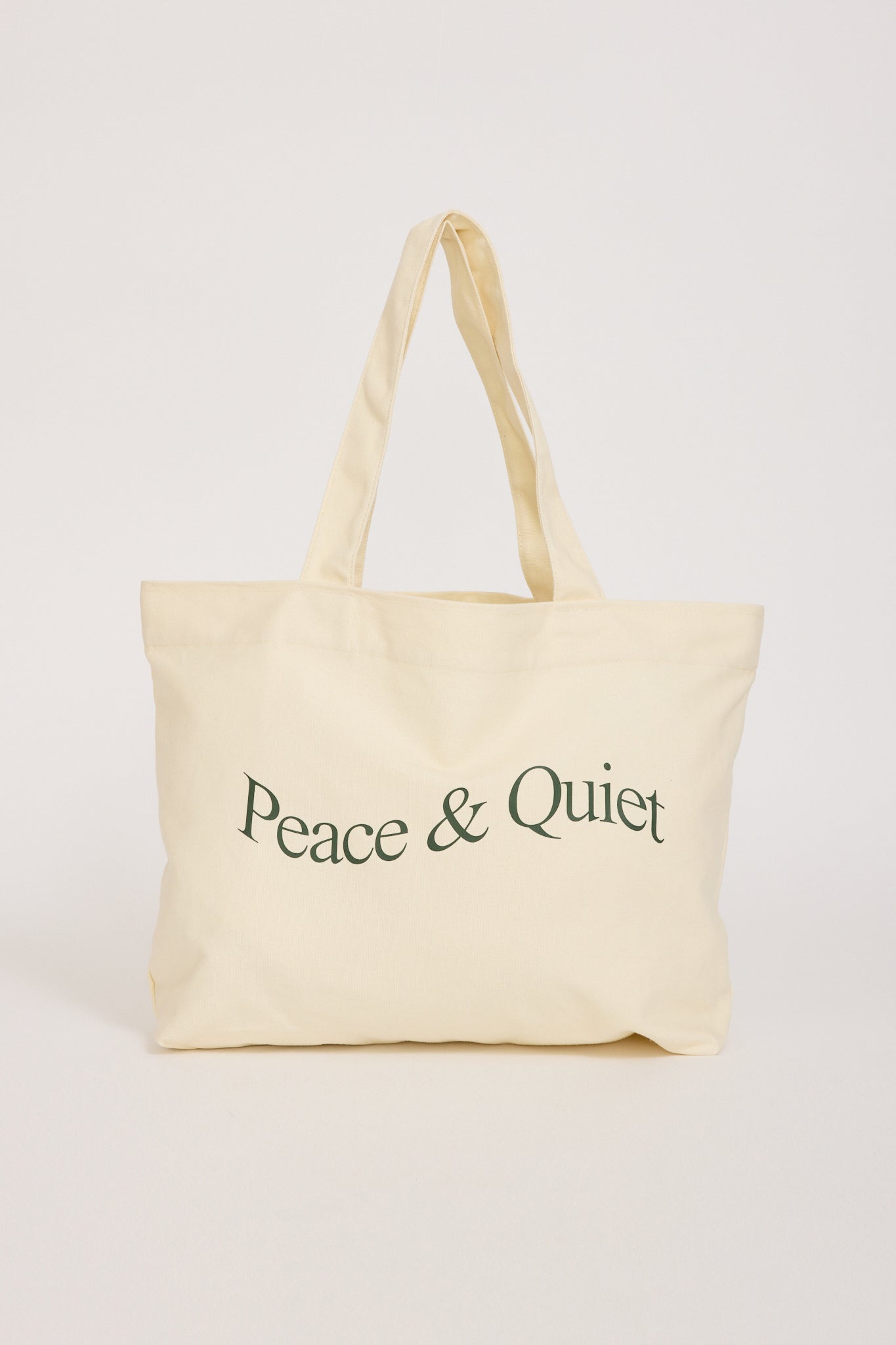 Wordmark Pigment Dyed Tote Bag Bone